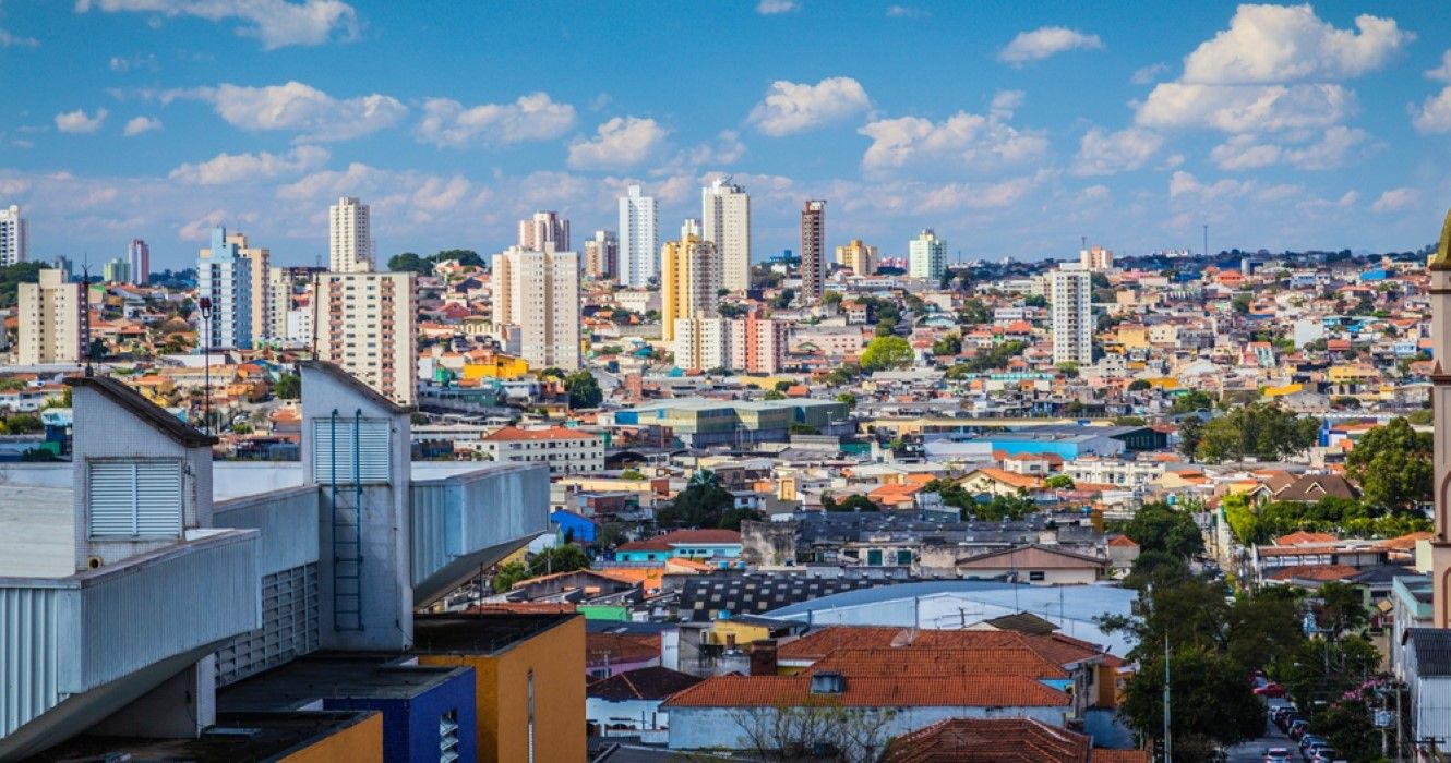 Amazing skyline of Sao Paulo, Brazil