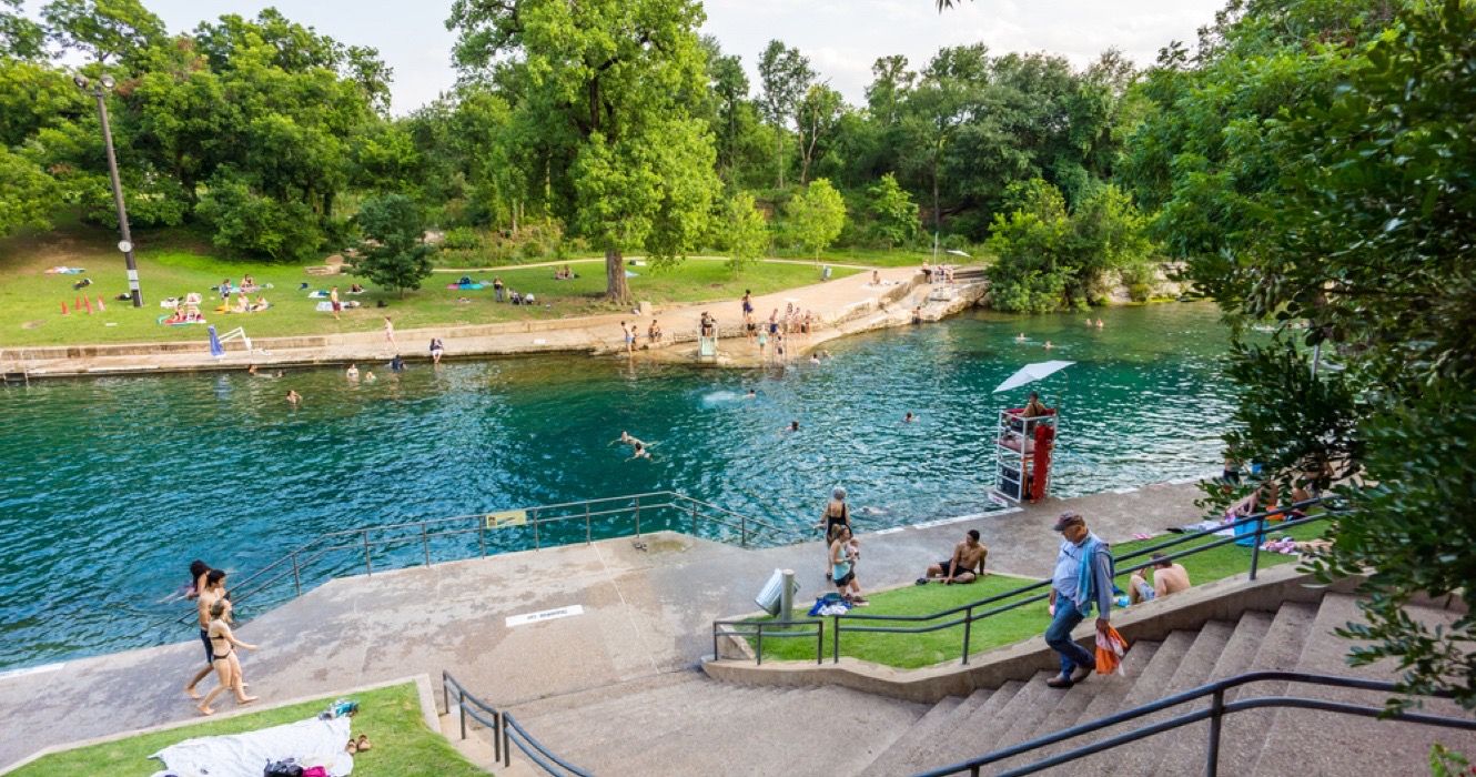 Barton Springs Pool in Austin, Texas