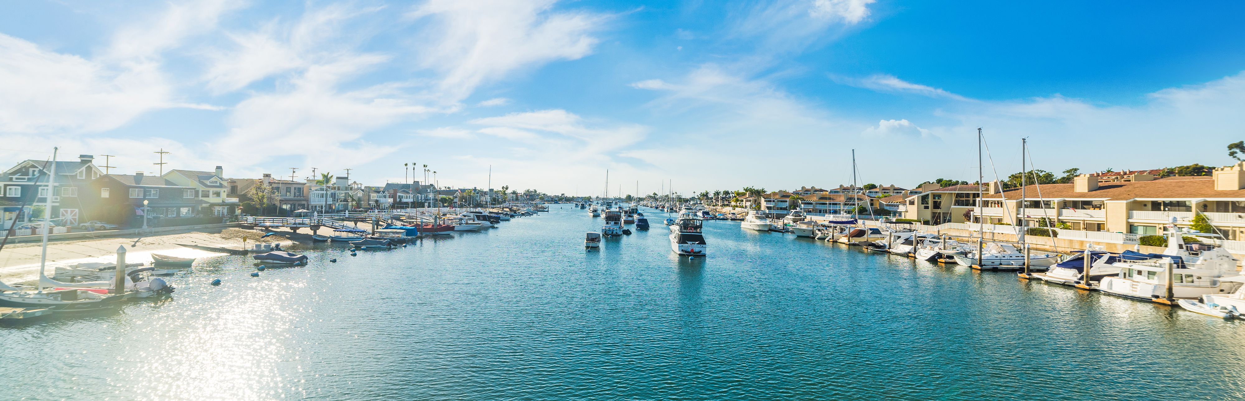 Boats in Balboa Island, Newport Beach, CA