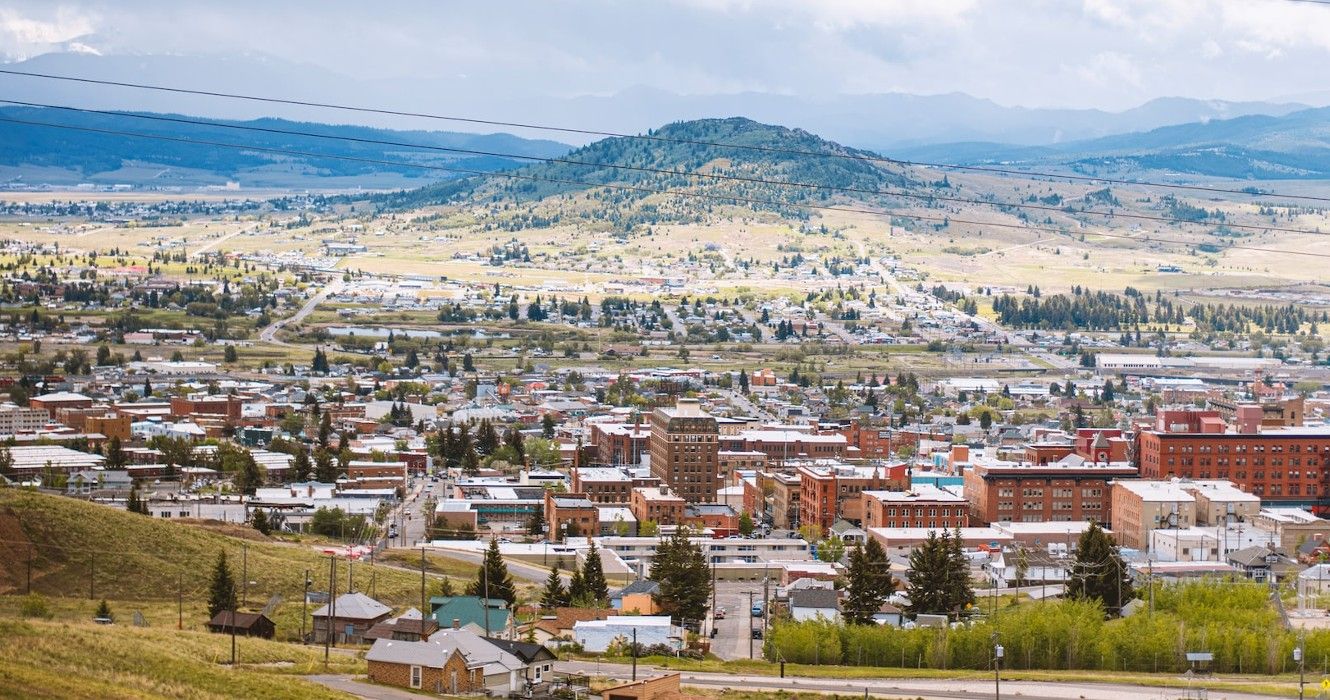 Butte, Montana cityscape