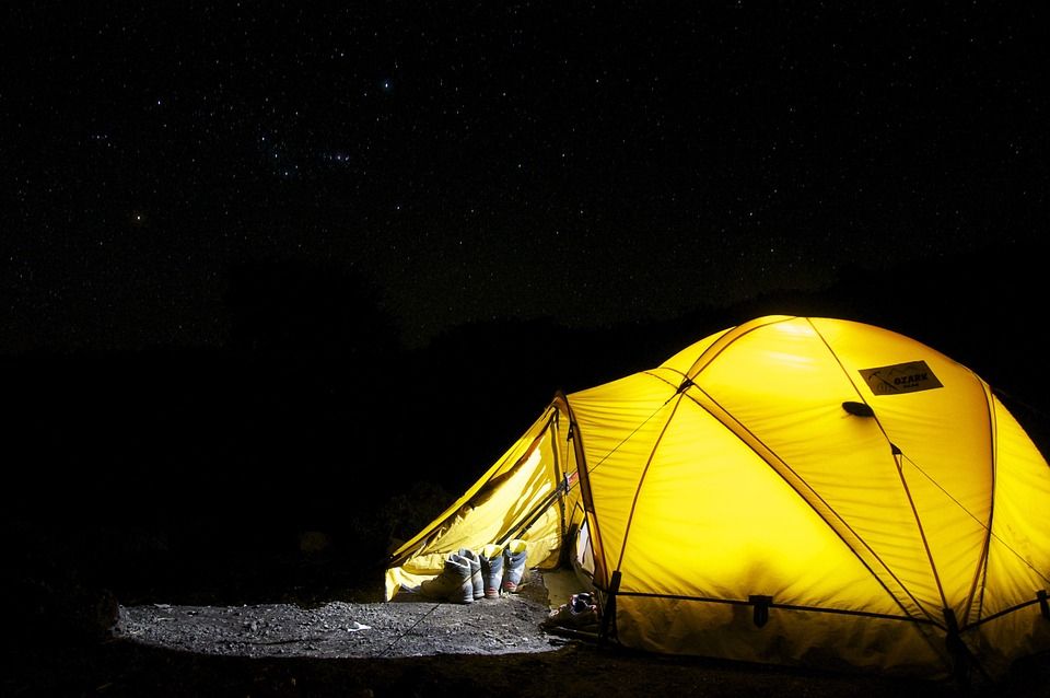 Campers at Bighorns Camping sites