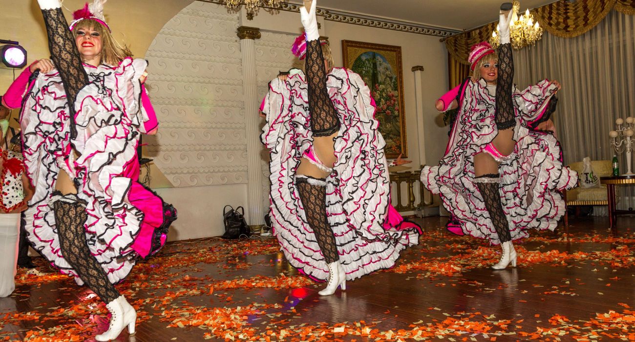 Dancers In A Cancan show