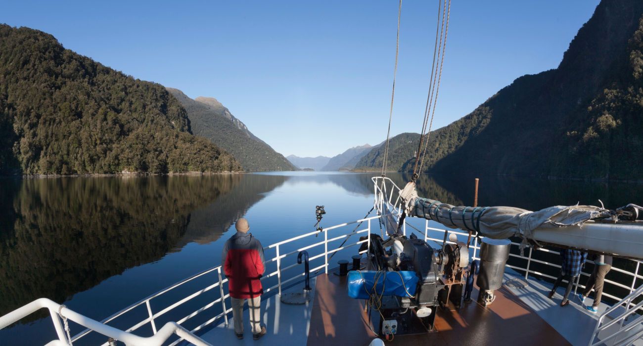 Dusky Sound in New Zealand's Fiordland National Park