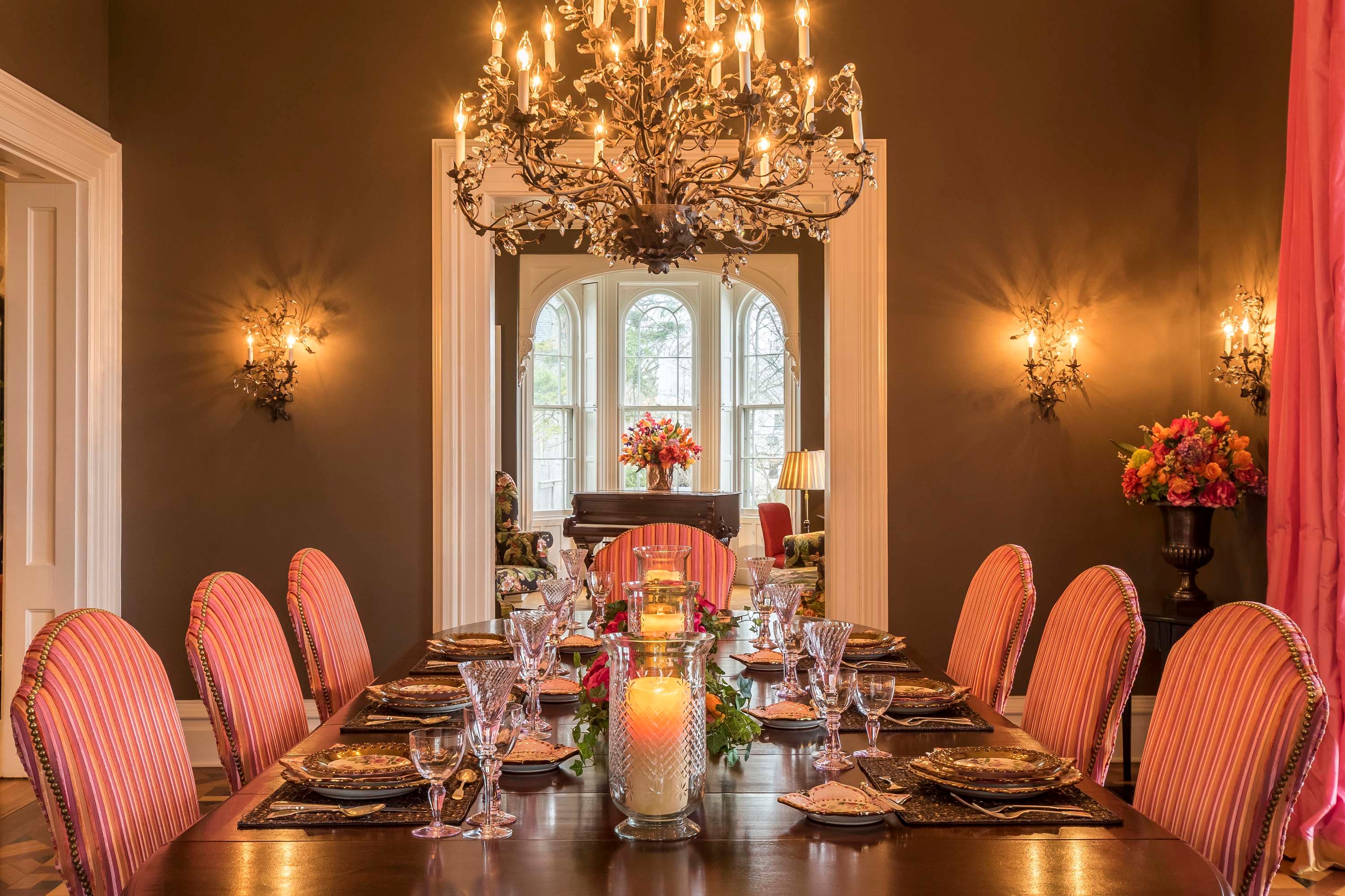 E.B. Morgan House Dining Room Center 