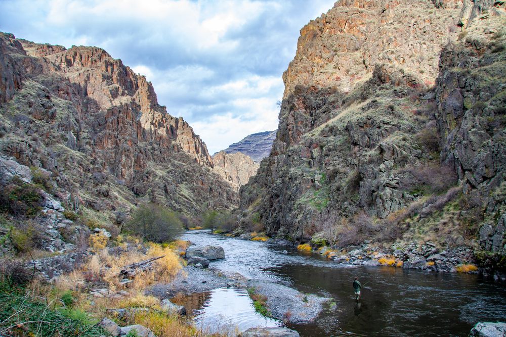 Fishing in Hell's Canyon recreation area