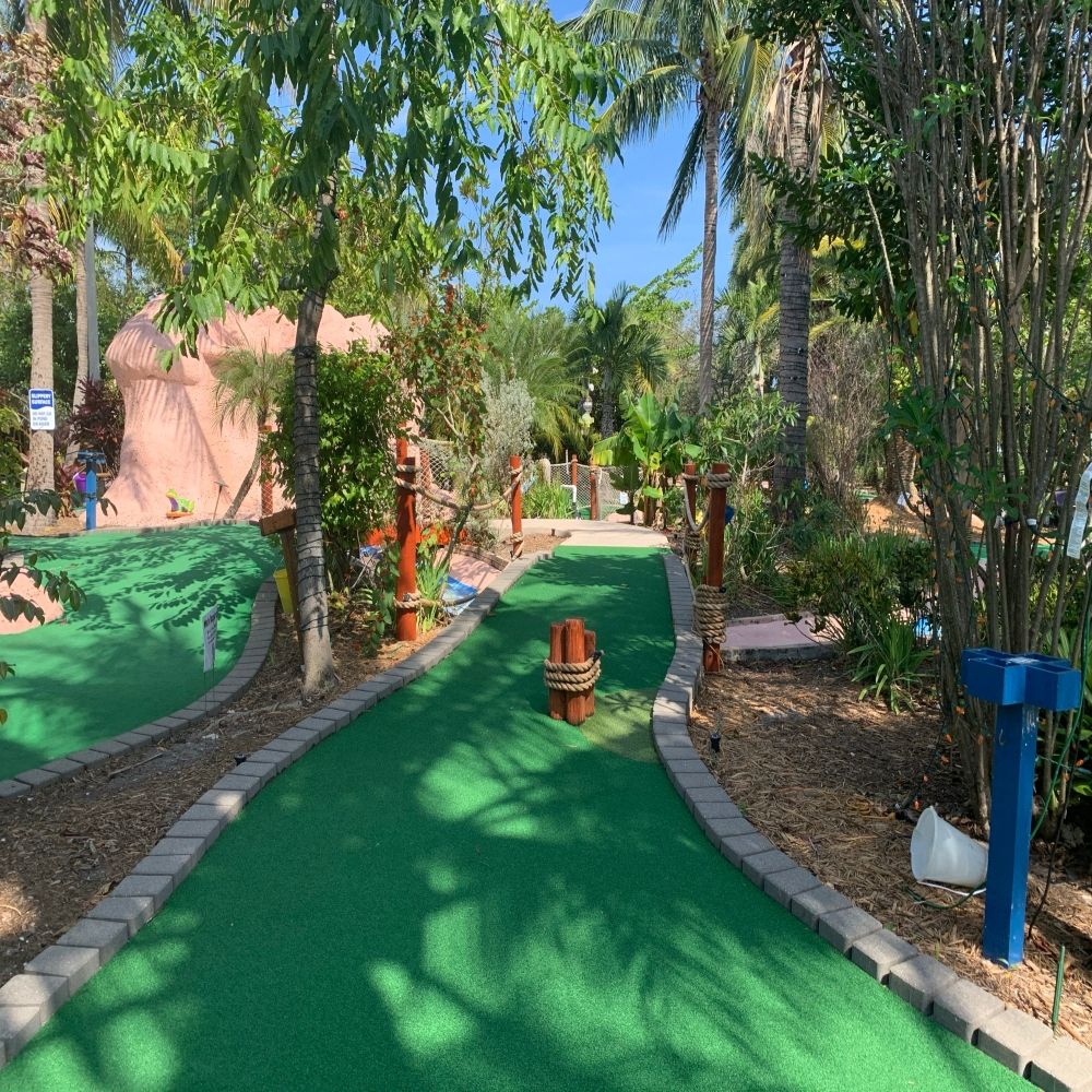 Fun and shade can be found at Putt 'n Around. 