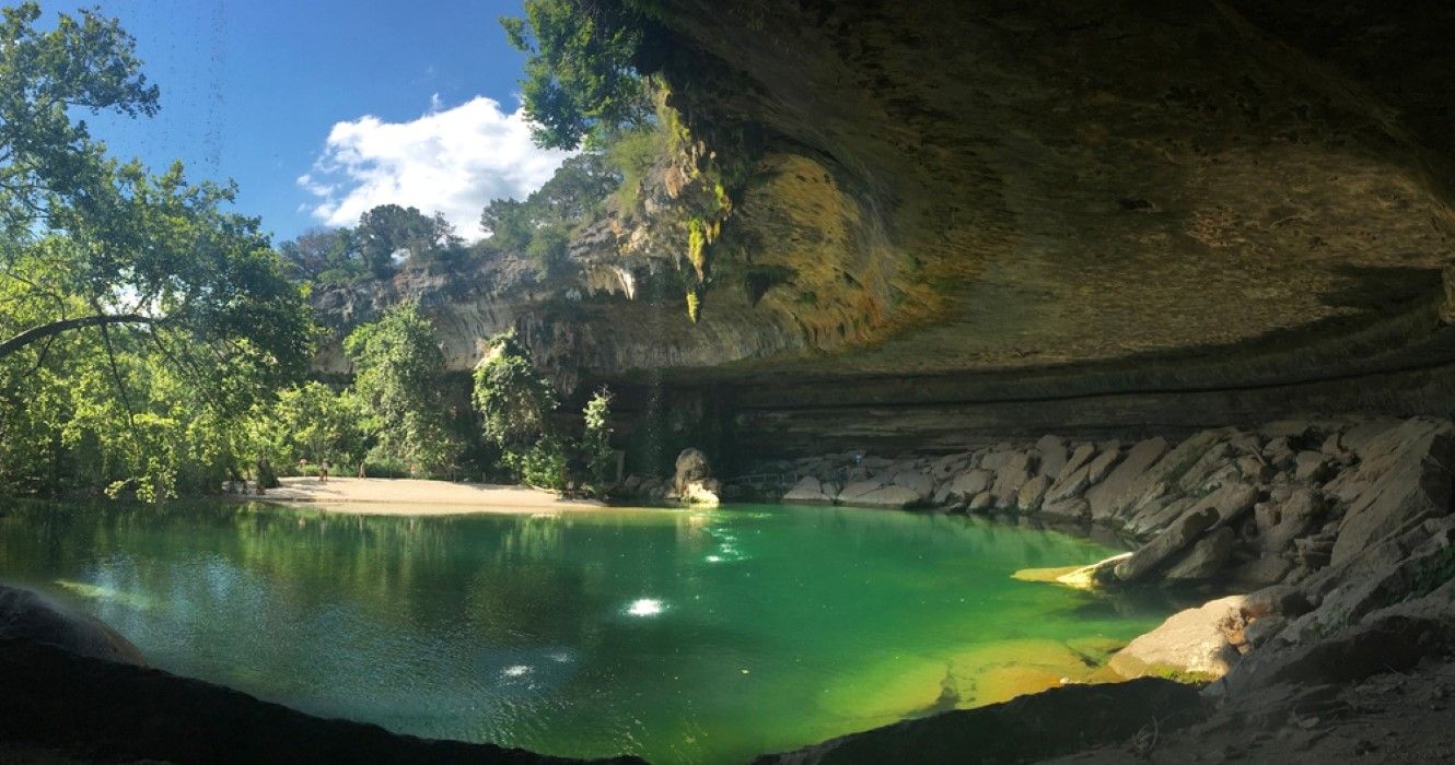 Hamilton Pool Preserve, in the Texas Hill Country