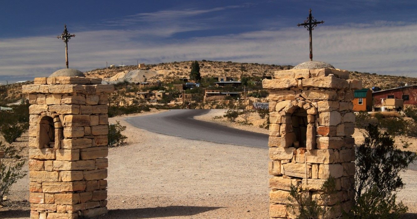 The historic Terlingua Ghost Town in Texas