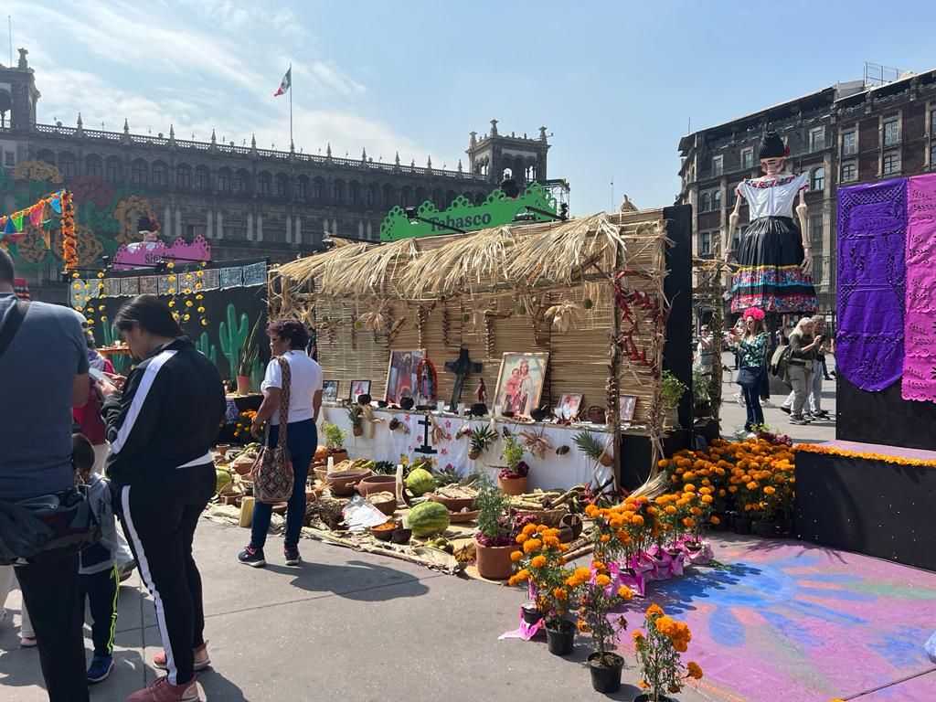 Dia de los Muertos in Mexico City Zocalo