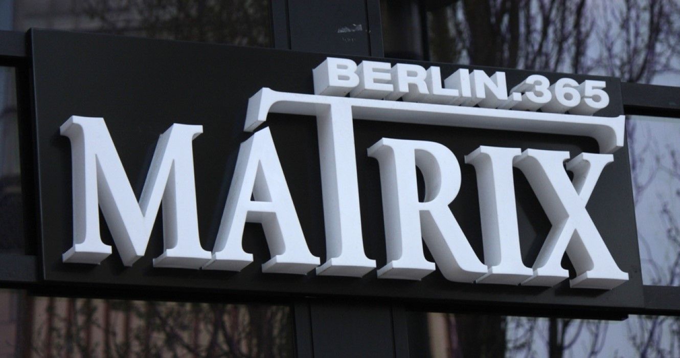 Logo of the nightclub Matrix in Berlin, Germany