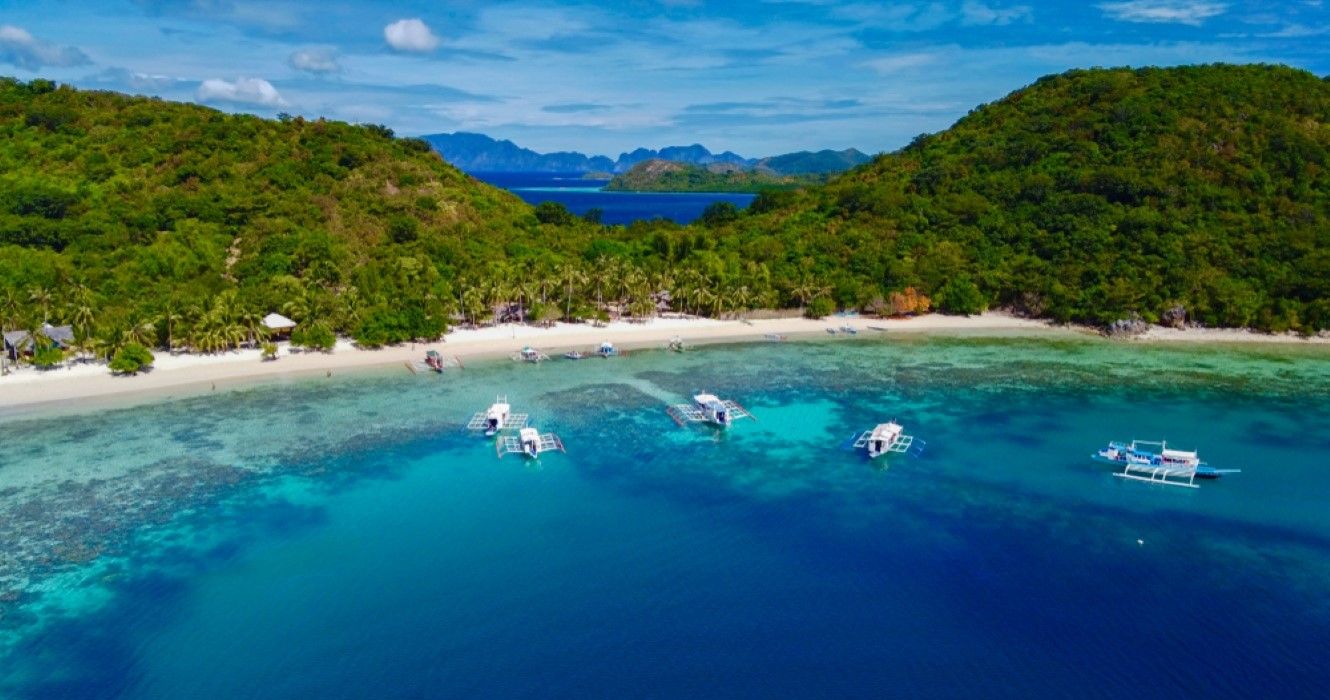 Malcapuya Island in Coron, Philippines