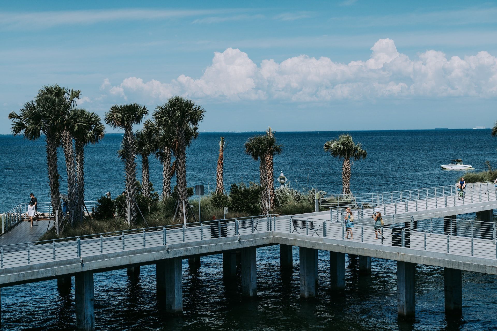 A shot of the new St. Pete Pier, St Petersburg, FL