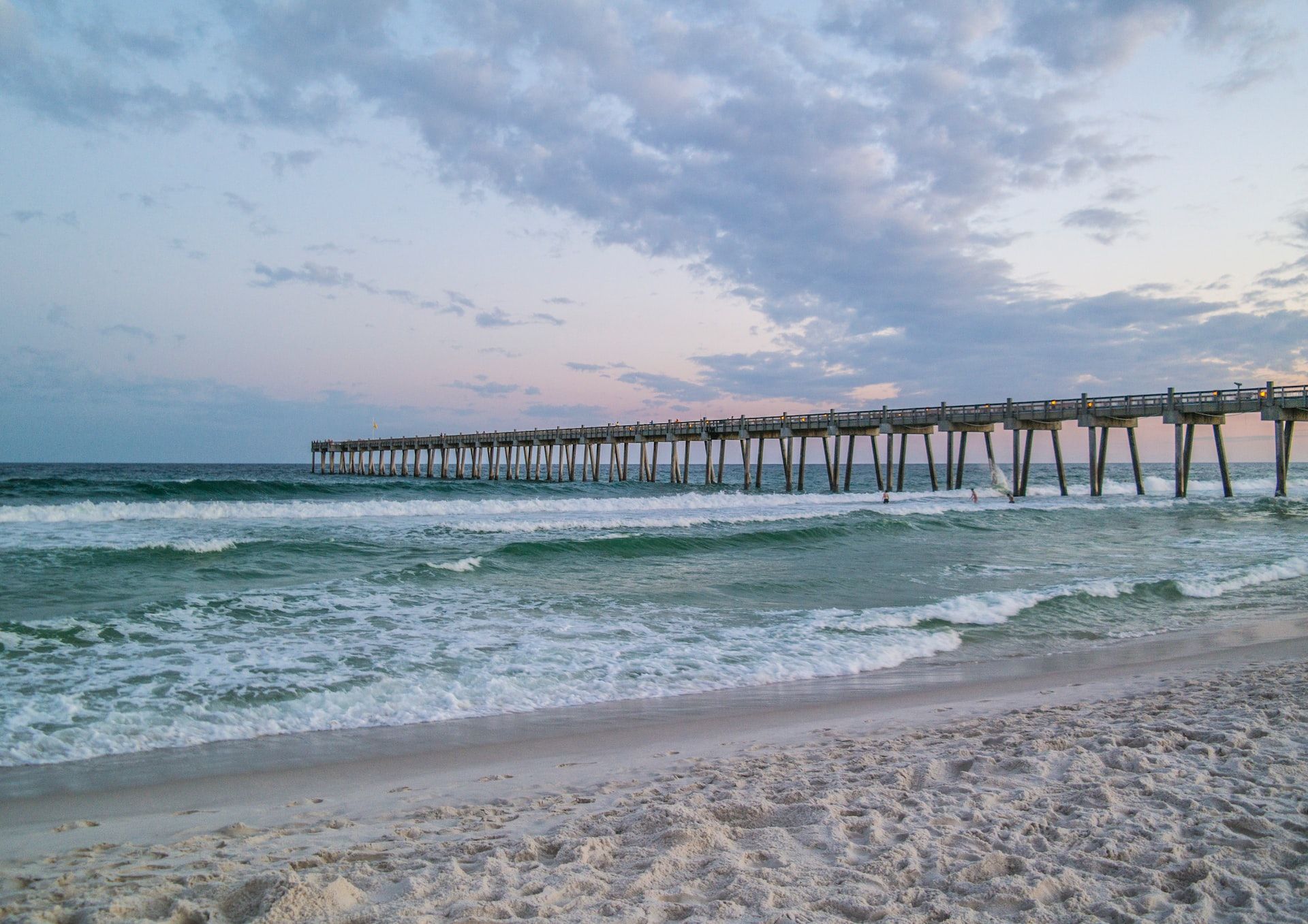 A beach in Pensacola Florida