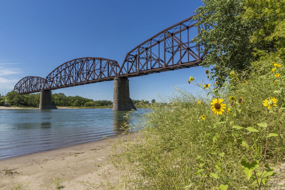 Missouri River Railroad High bridge