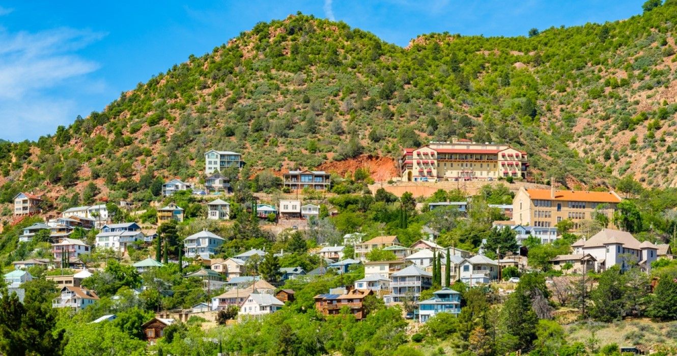 Mountain town of Jerome in Arizona