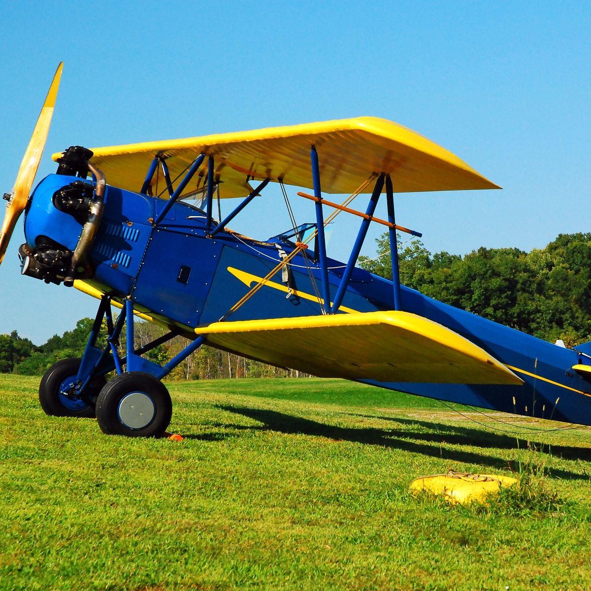 Uma aeronave em Rhinebeck, Hudson Valley