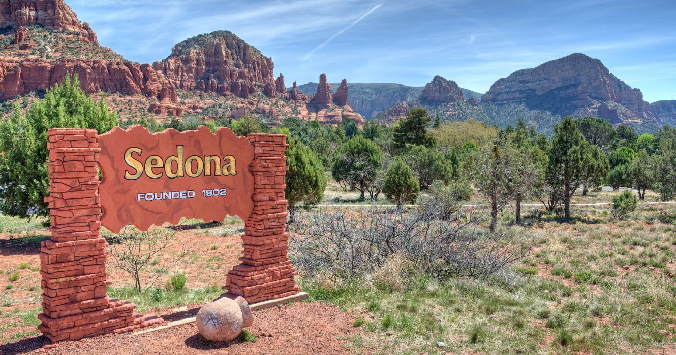 Sedona sign, Arizona 