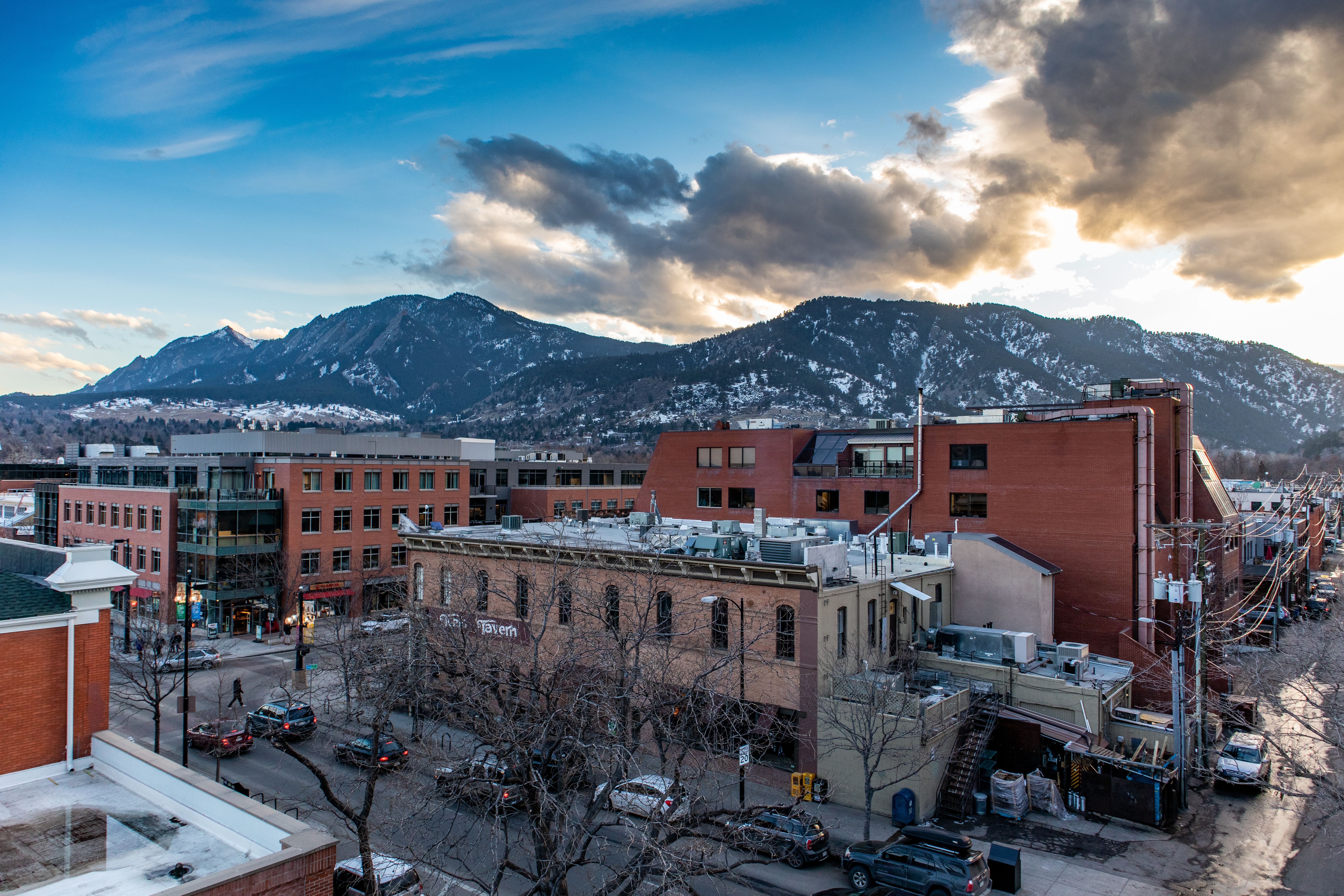 Aerial View Of Boulder, Colorado USA