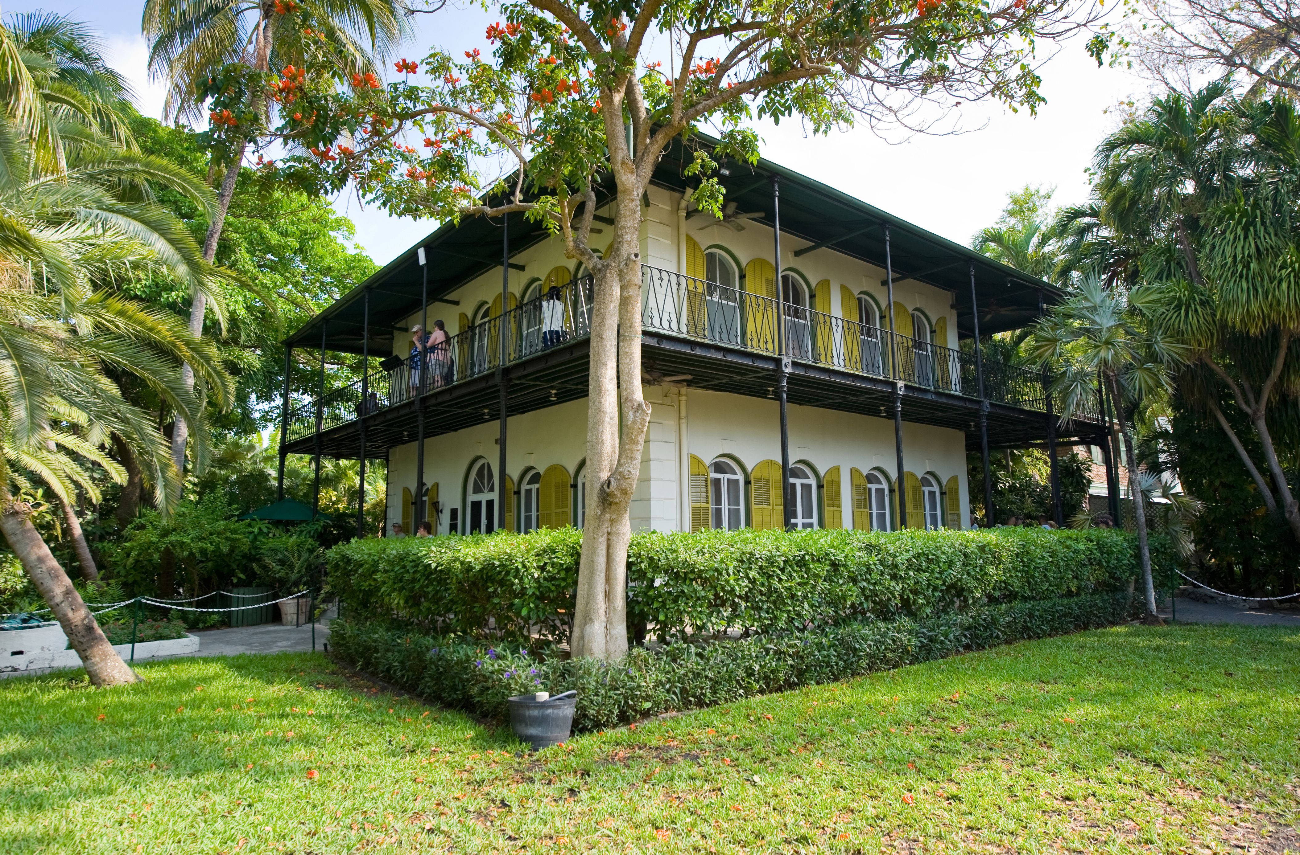 Ernest Hemingway House with garden in Key West