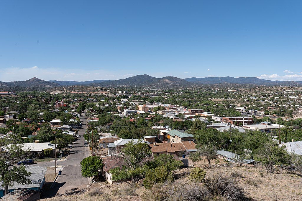 A view of Silver City Downtown
