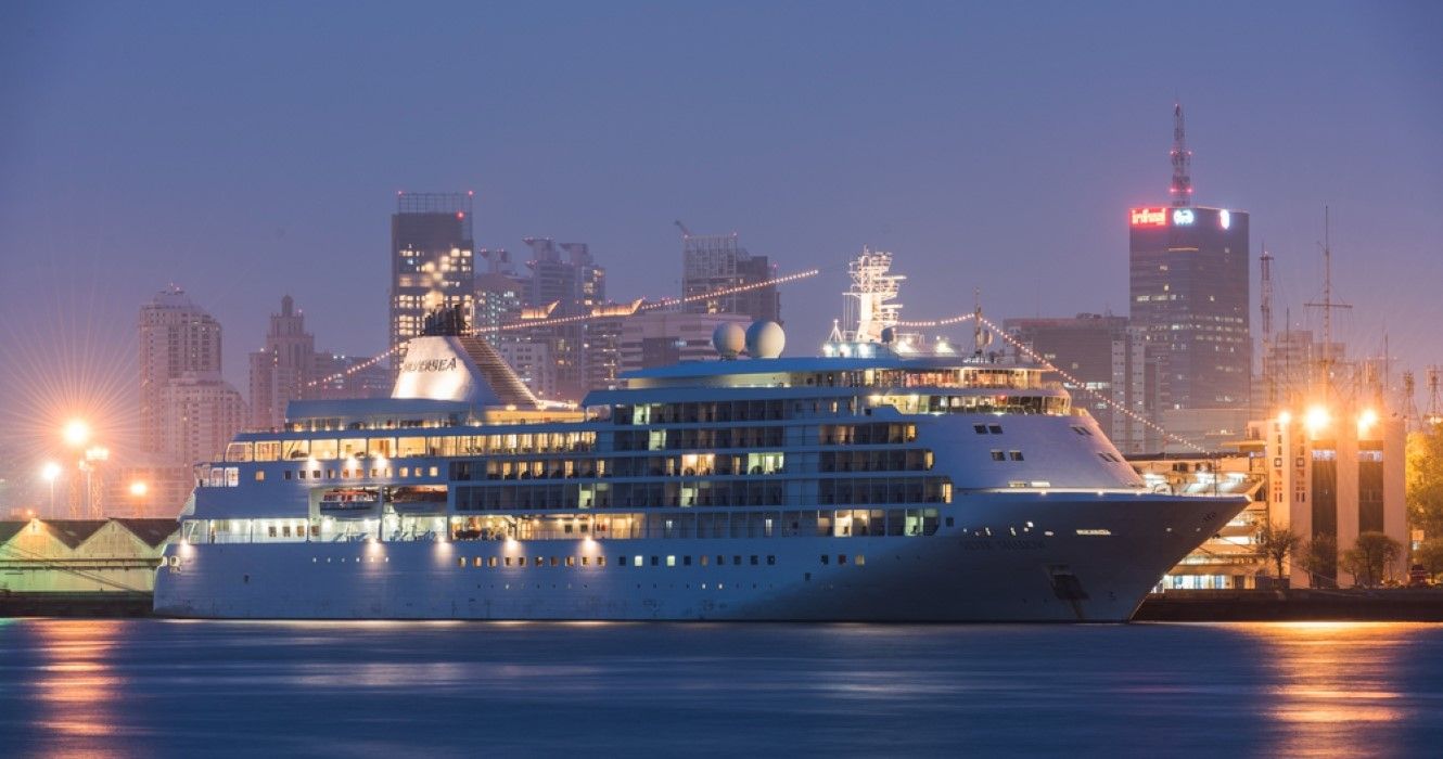 A Silversea Cruise Ship