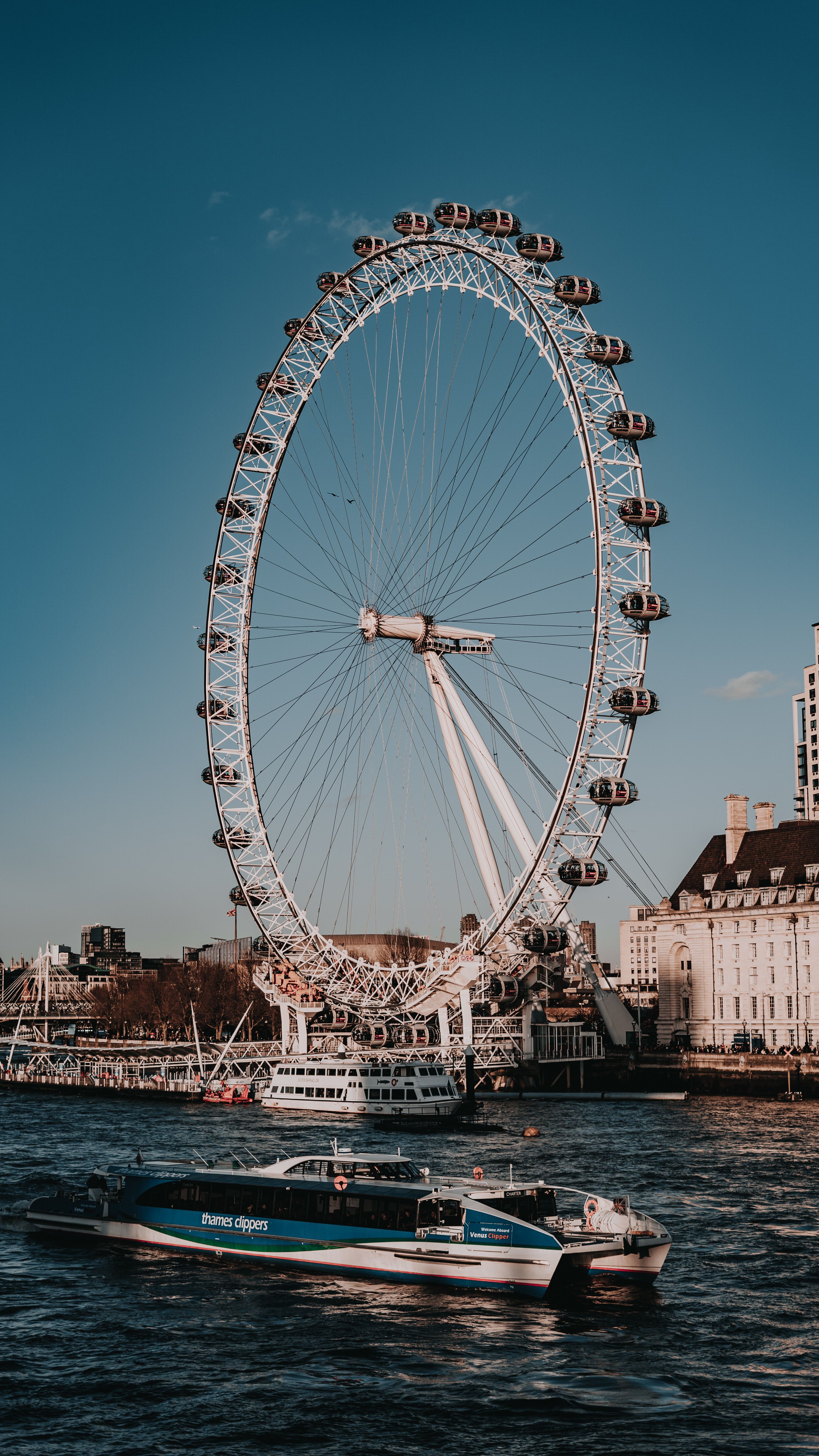 London Eye on River Thames, London