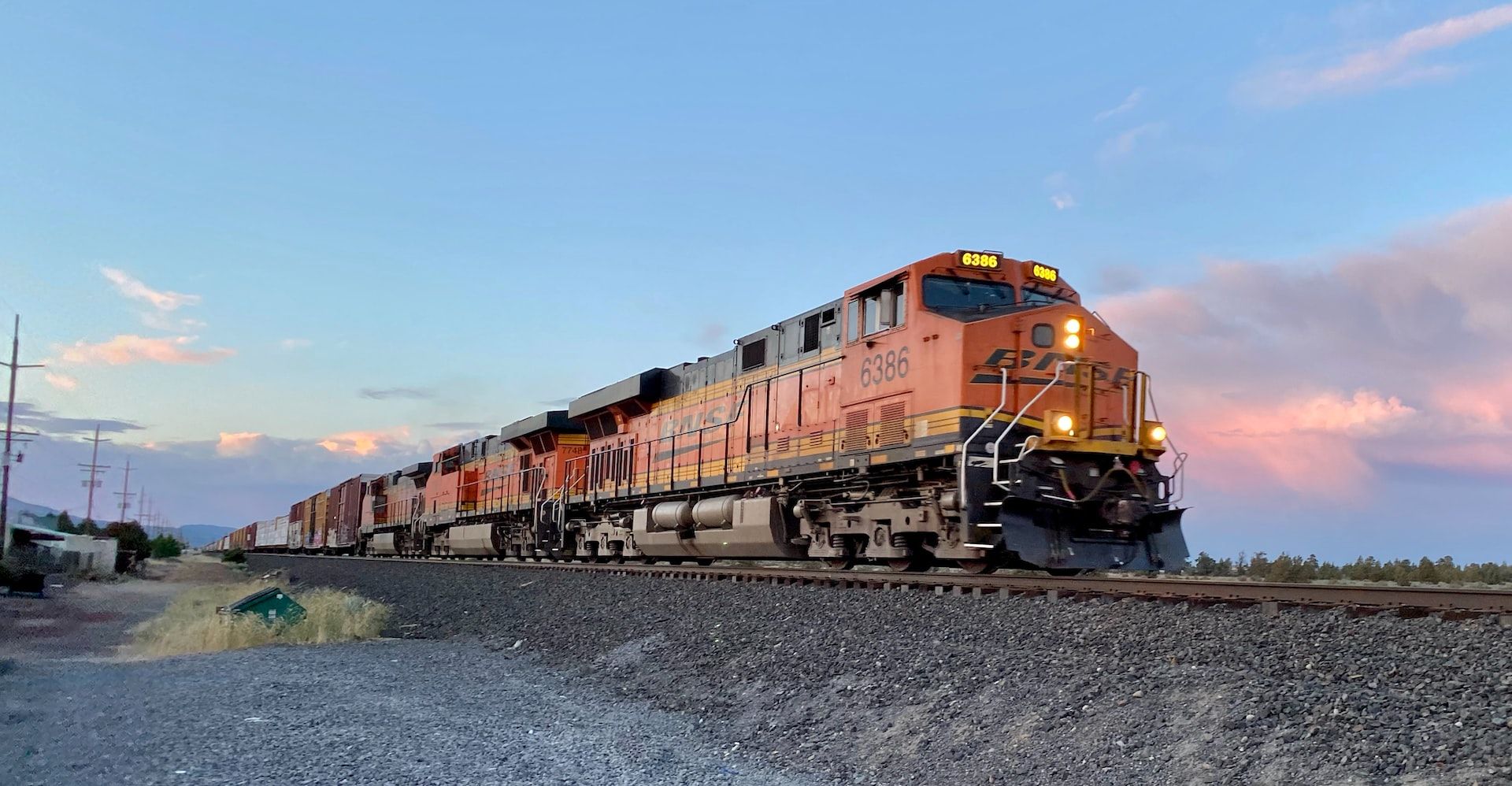 Train in Grand forks, North Dakota