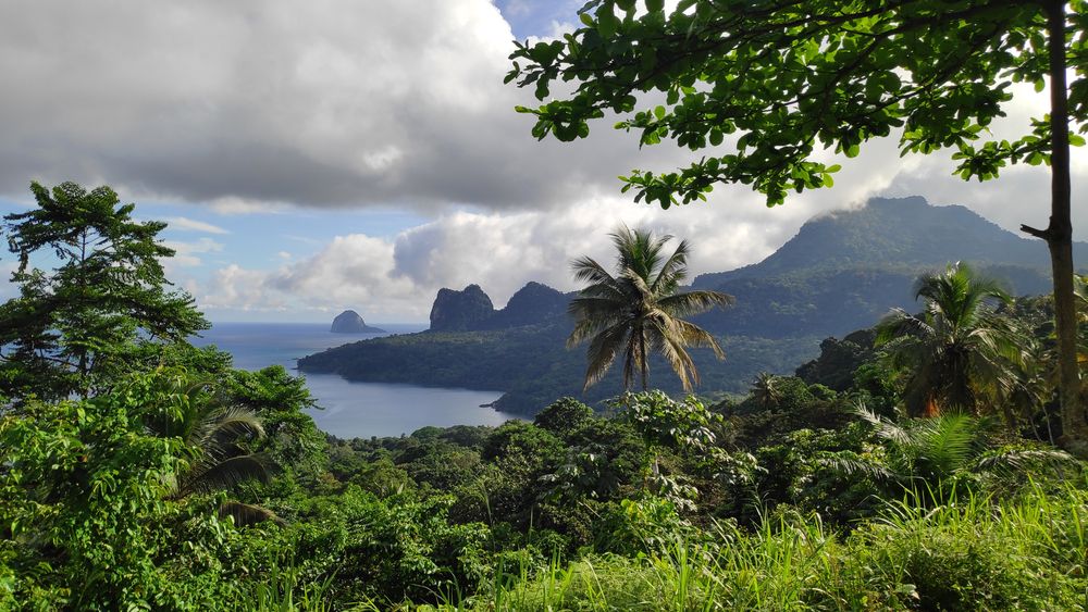 View of San Tome and Principe