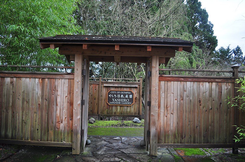 Yashiro Japanese Garden entrance