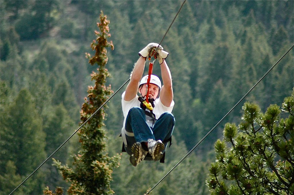 Ziplining adventure in Colorado