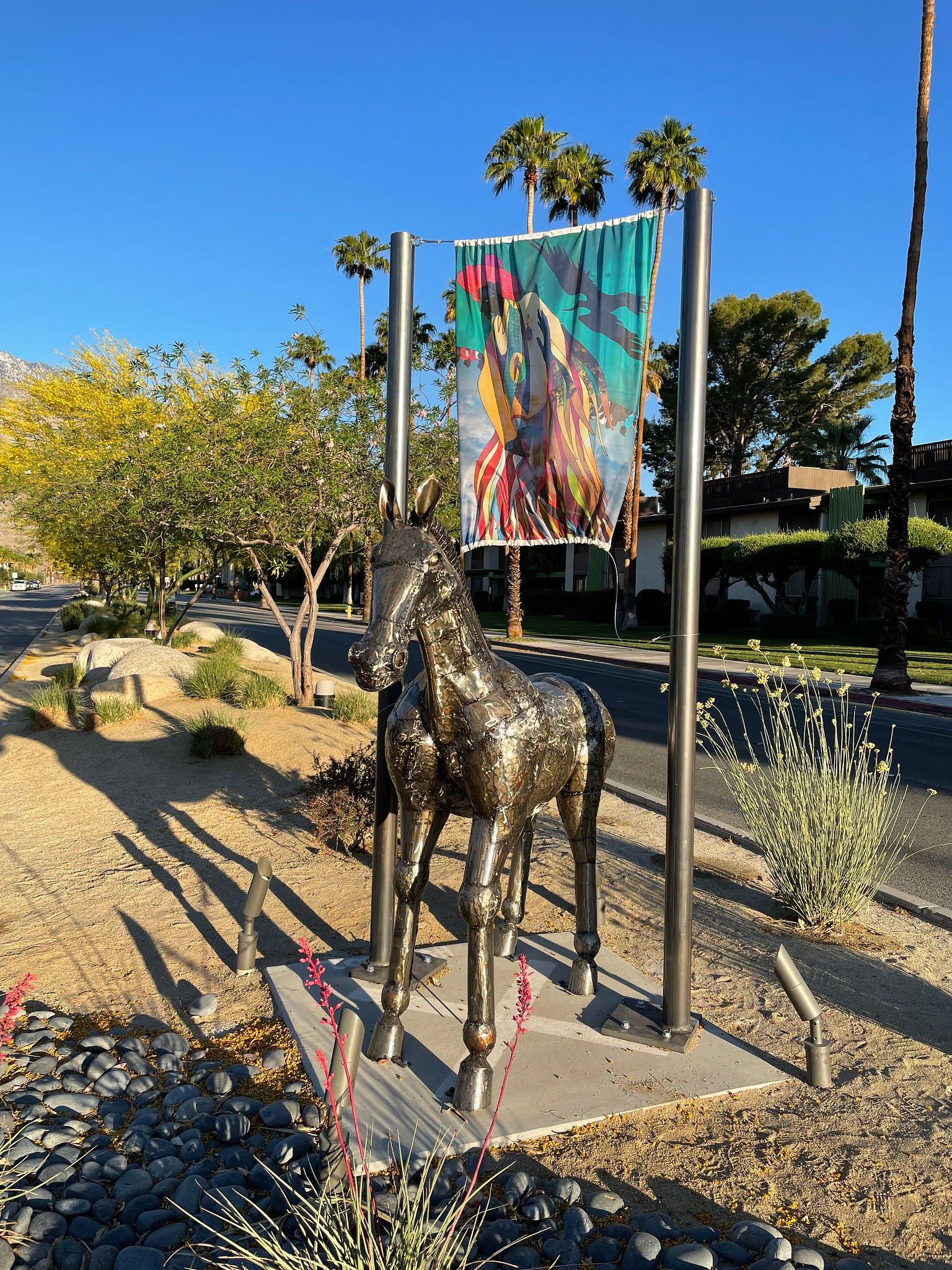 The Art Of Taming Horses That Is Part Of Palm Springs Sculptures Outdoors.