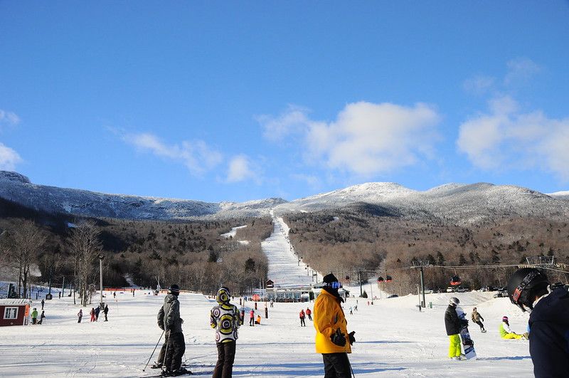 Ski slope at Stowe, Vermont