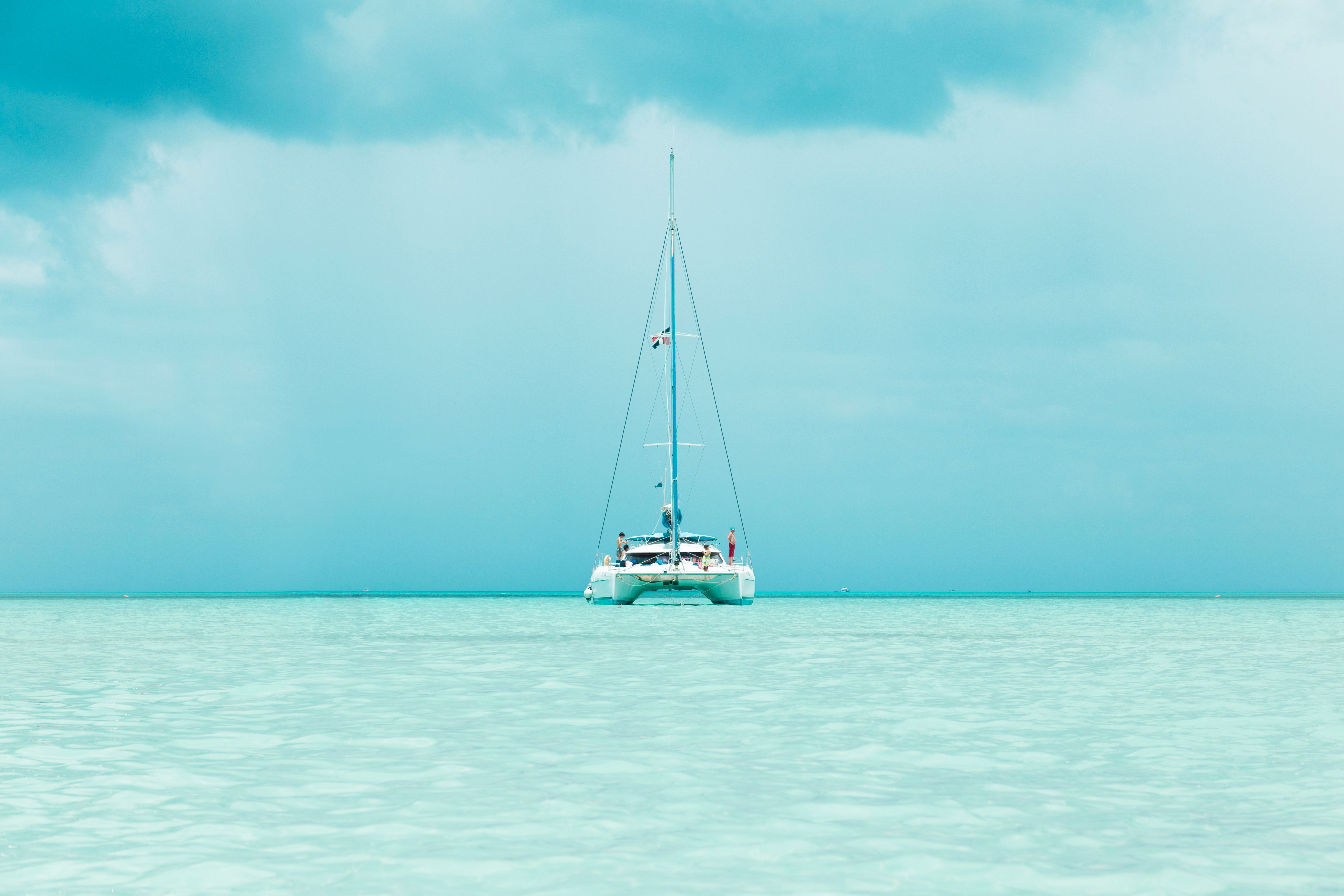 Catamaran in Caribbean