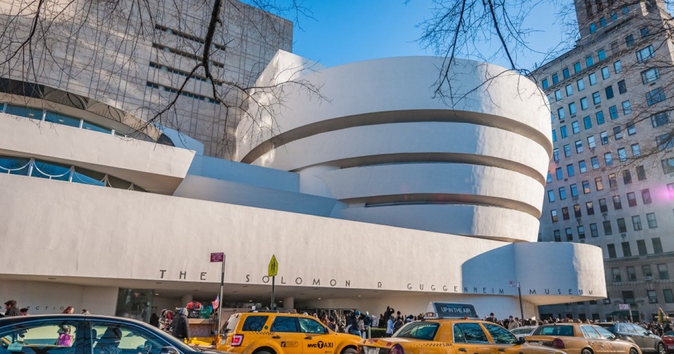 Exterior of Guggenheim Museum in New York City