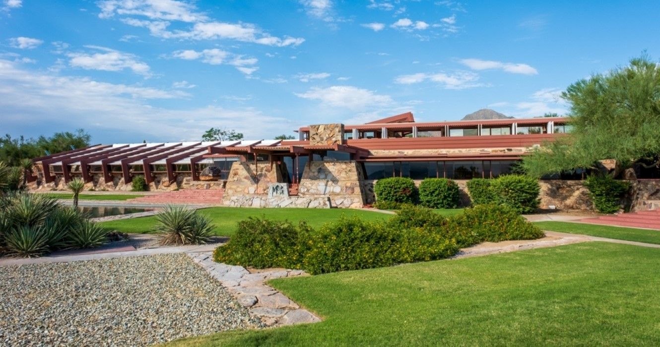 Exterior view of Taliesin West, Scottsdale, Arizona