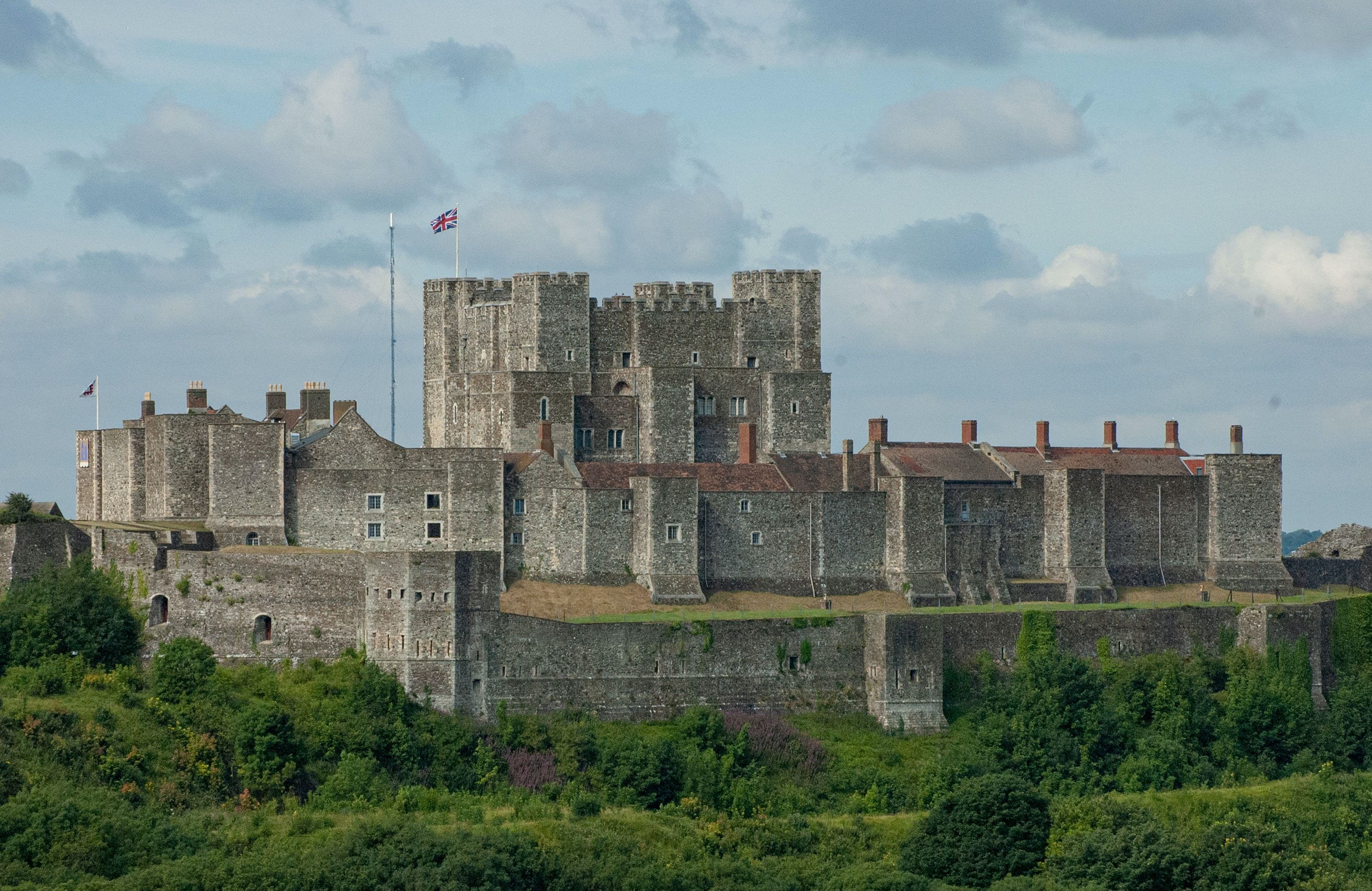 Dover Castle from the North East