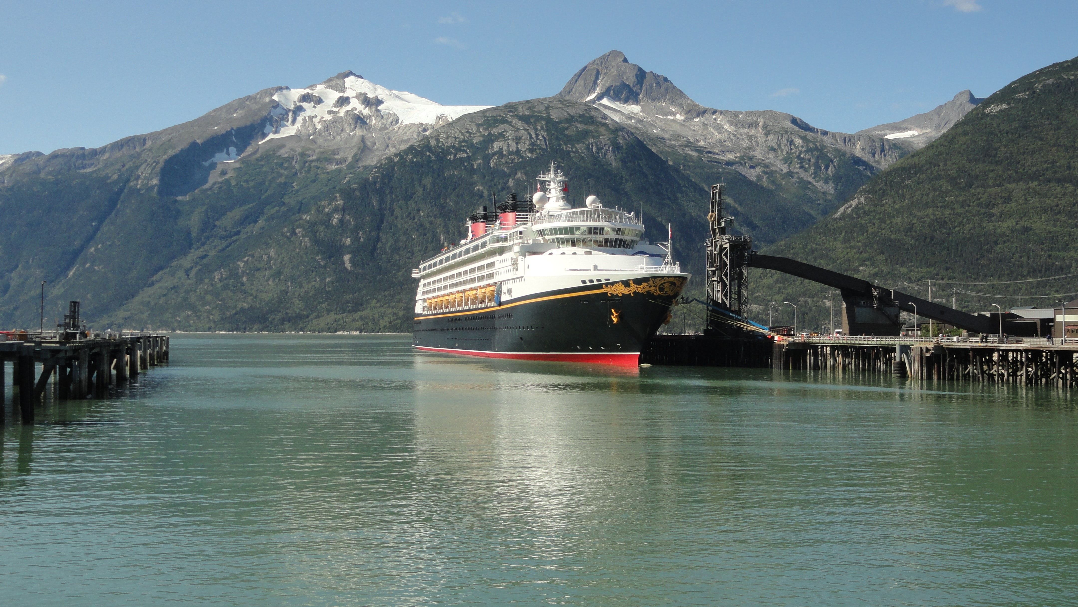 Cruise ship in Alaska