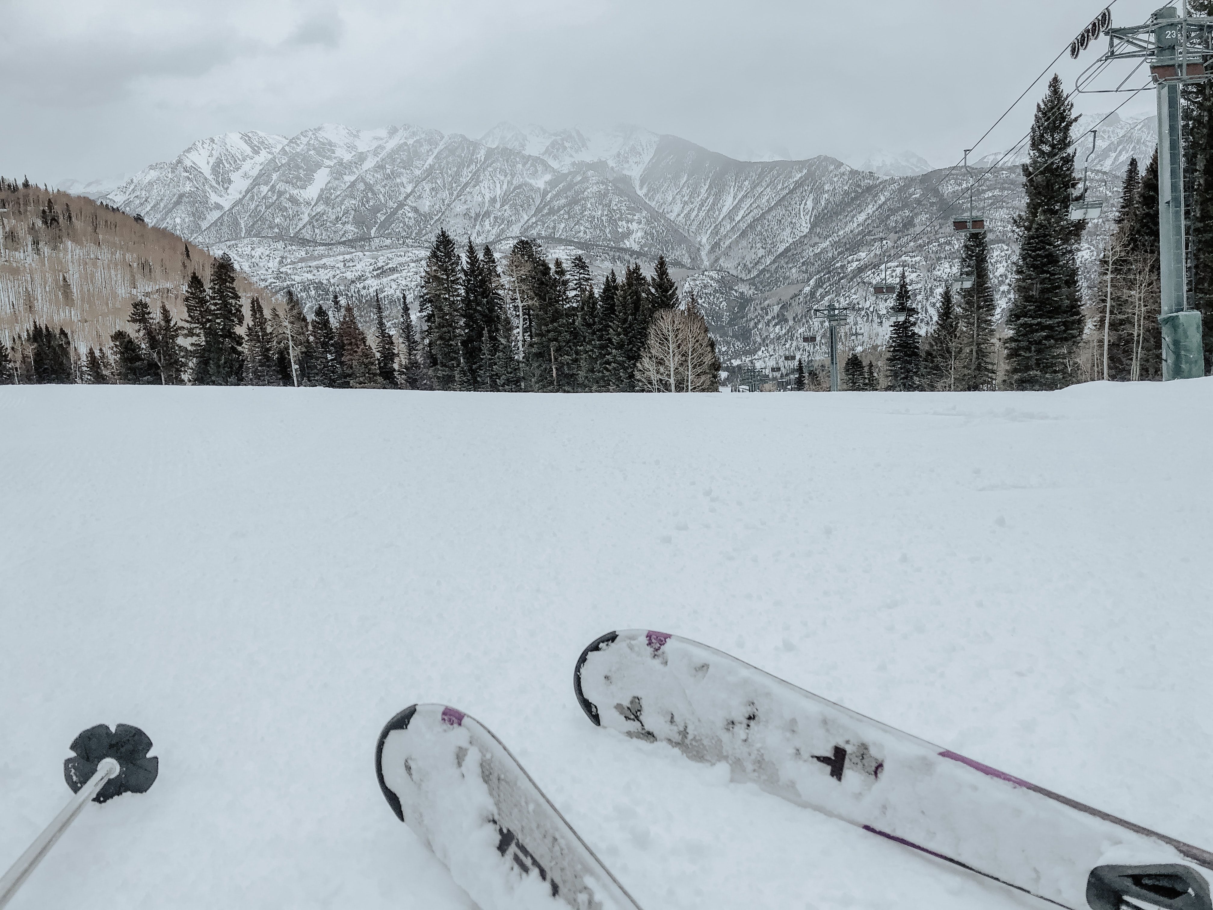 Skier Place in Purgatory Ski Resort