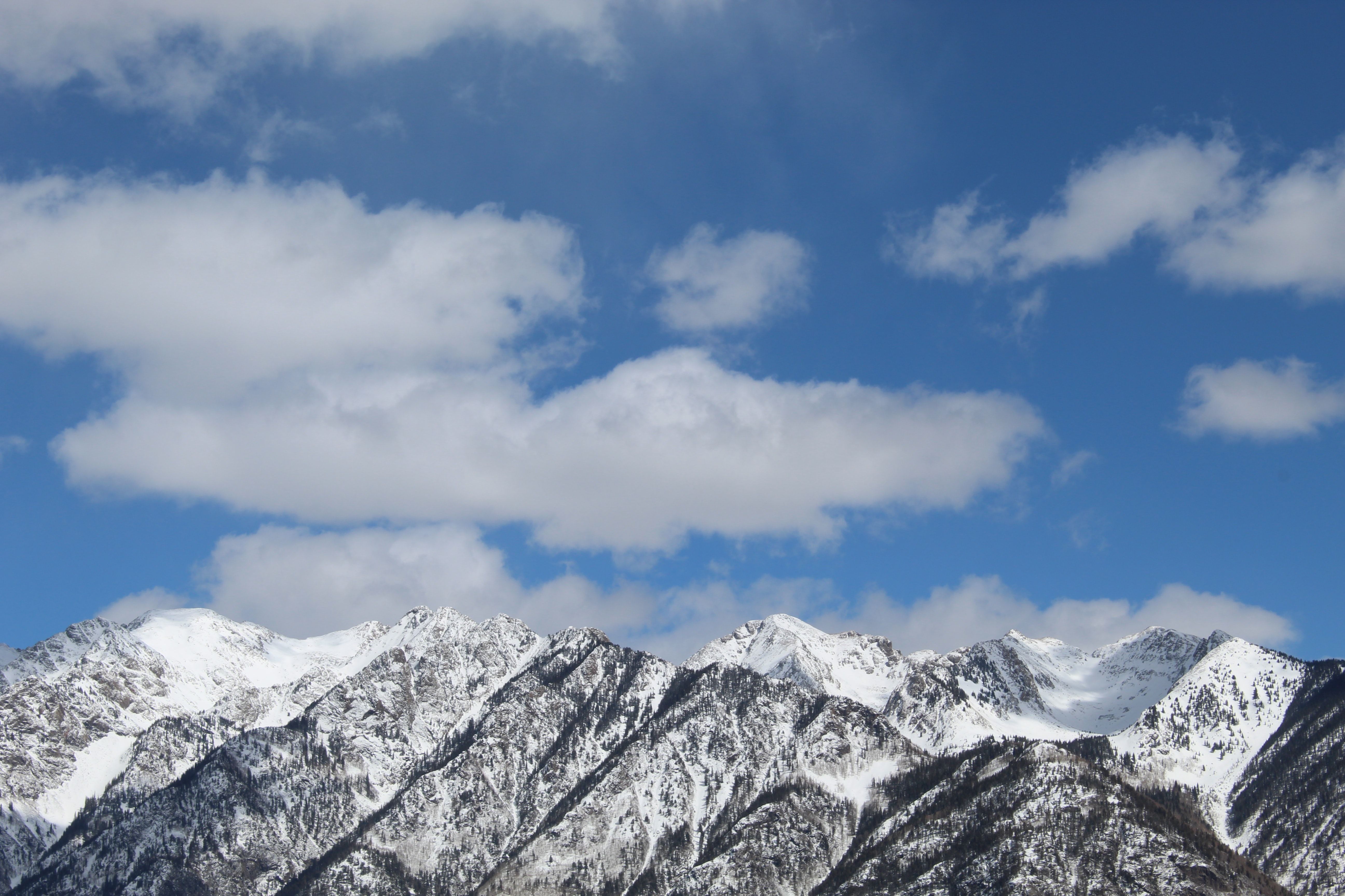 The Mountains in Durango, Colorado after a little snowfall.