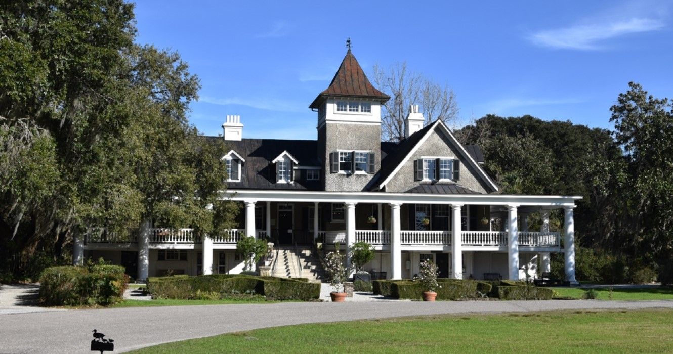 Magnolia Plantation house near Charleston, South Carolina