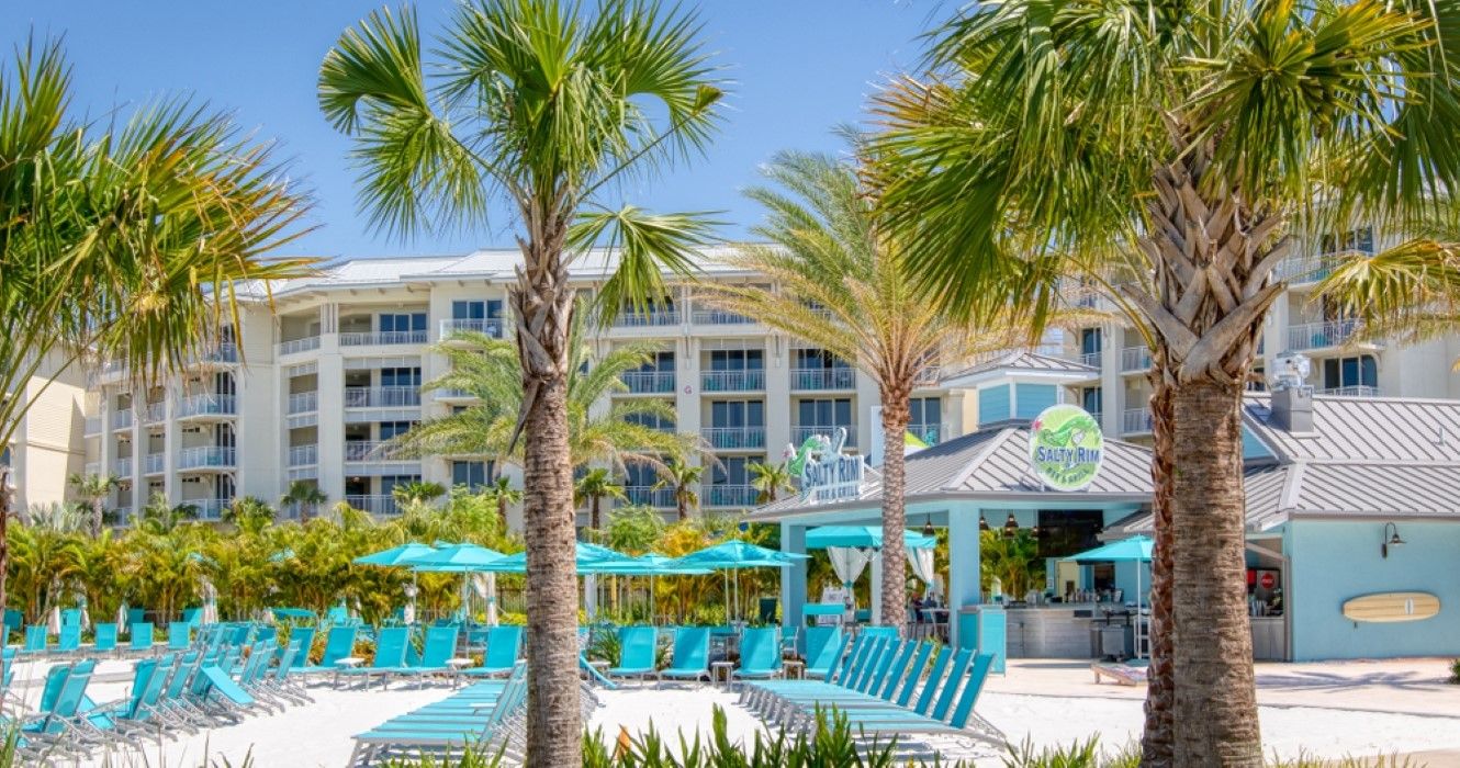 Main pool area at Margaritaville Resort Orlando, Kissimmee, Florida