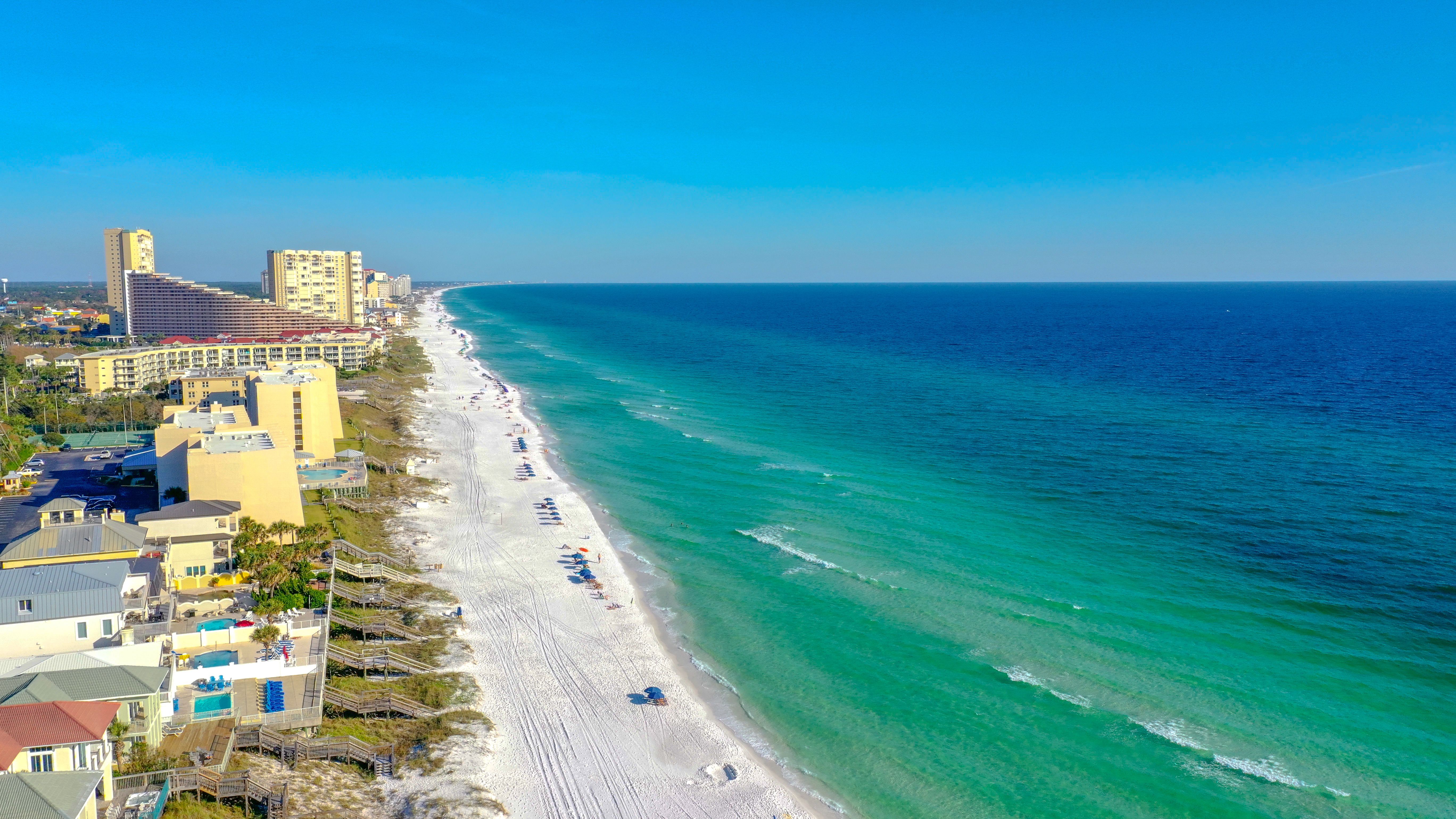 Miramar Beach shoreline