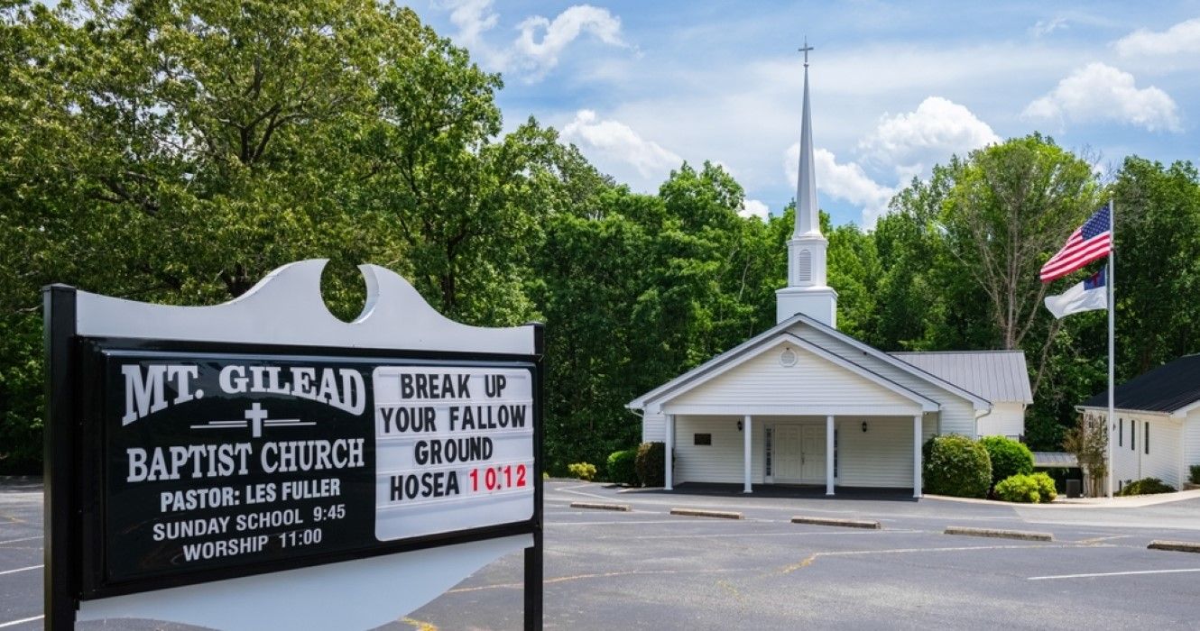 Mt. Gilead Baptist Church in Dahlonega, Georgia