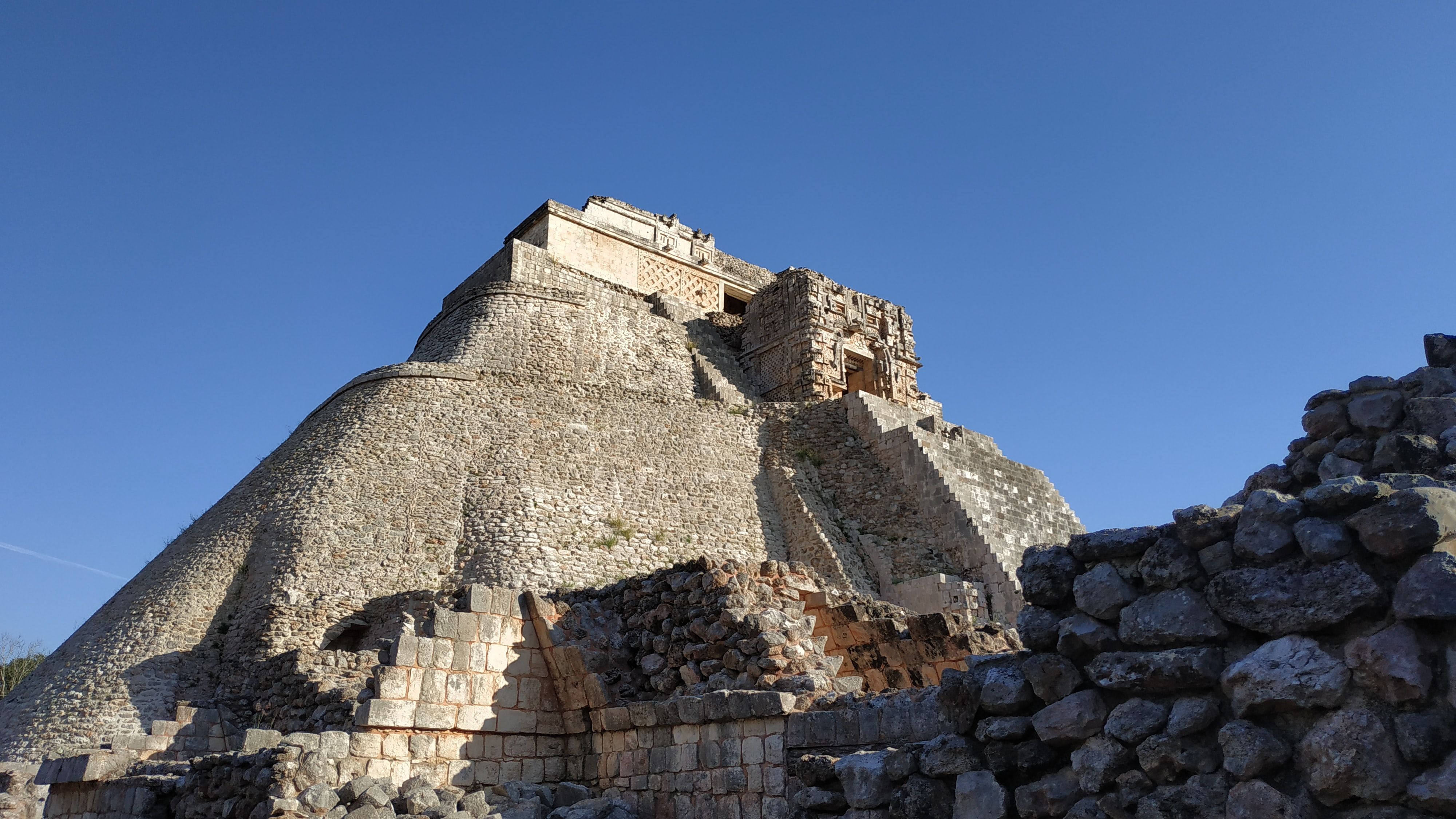 The main pyramid in Uxmal, Yucatan, Mexico