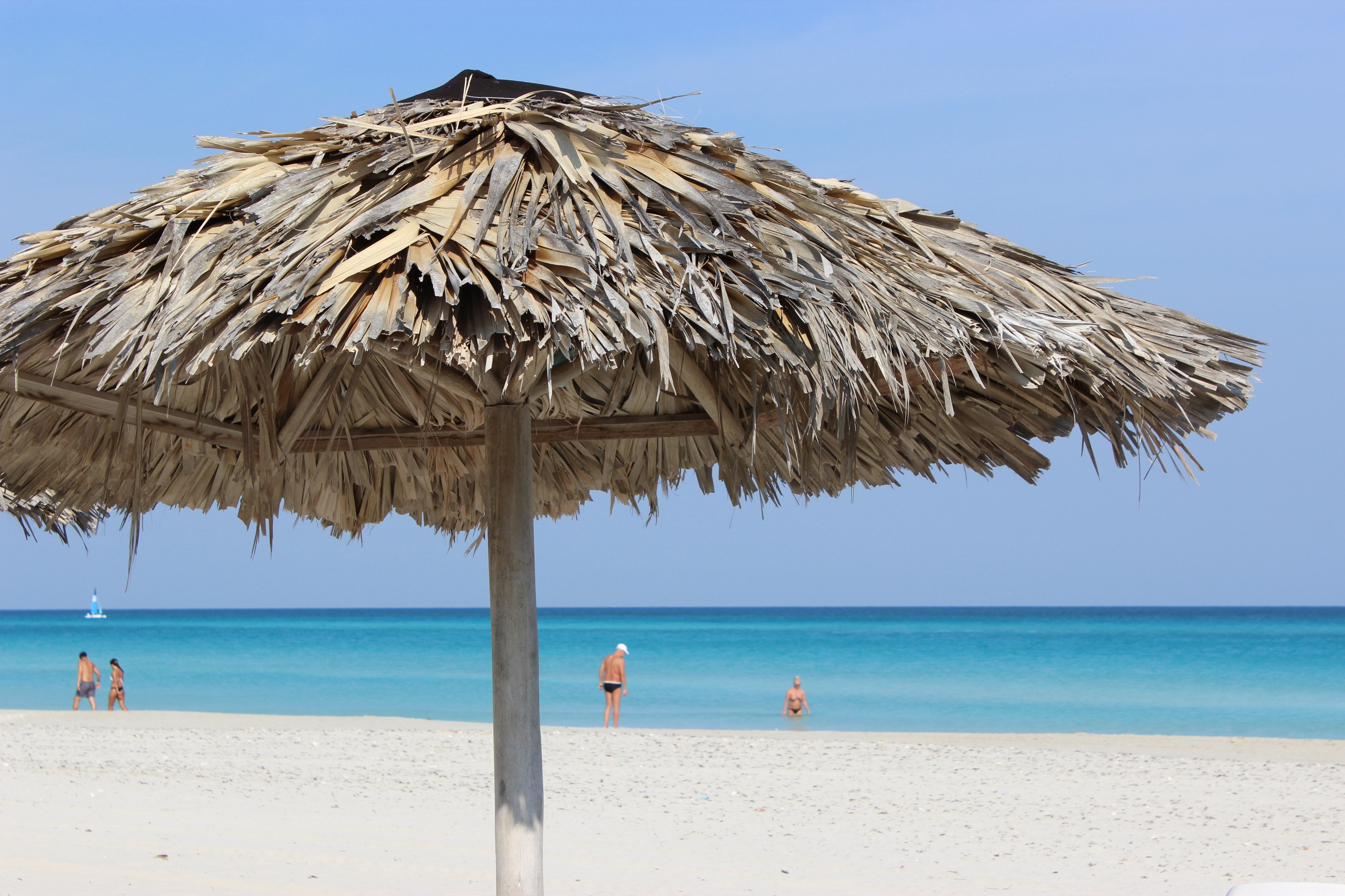 A glimpse of Varadero Beach, the most famous beach in Cuba