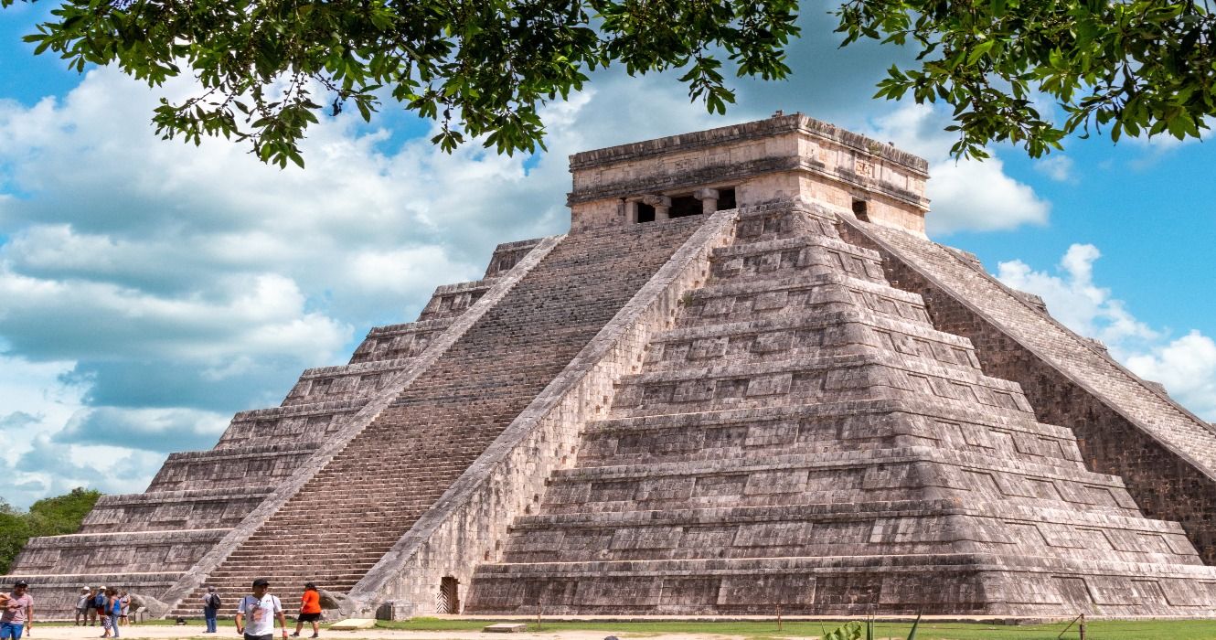 The Maya ruins and pyramid at Chichen Itza, Yucatan, Mexico