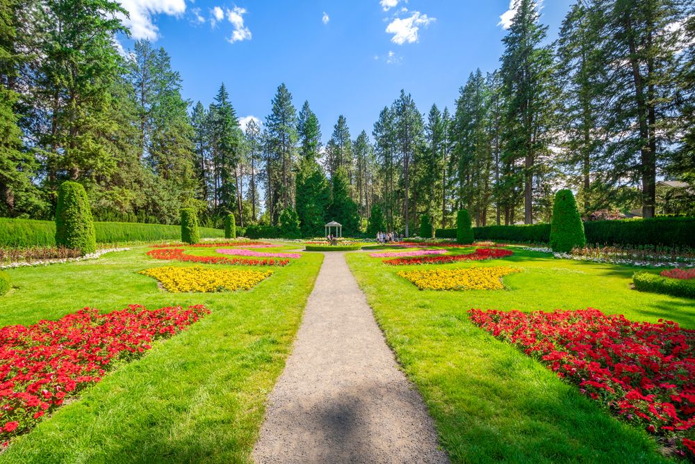 Duncan Garden in Manito Park, Spokane, Washington.