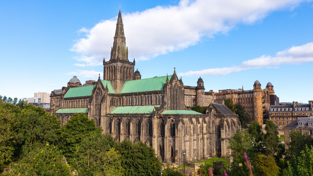 The Glasgow Cathedral in Glasgow, Scotland