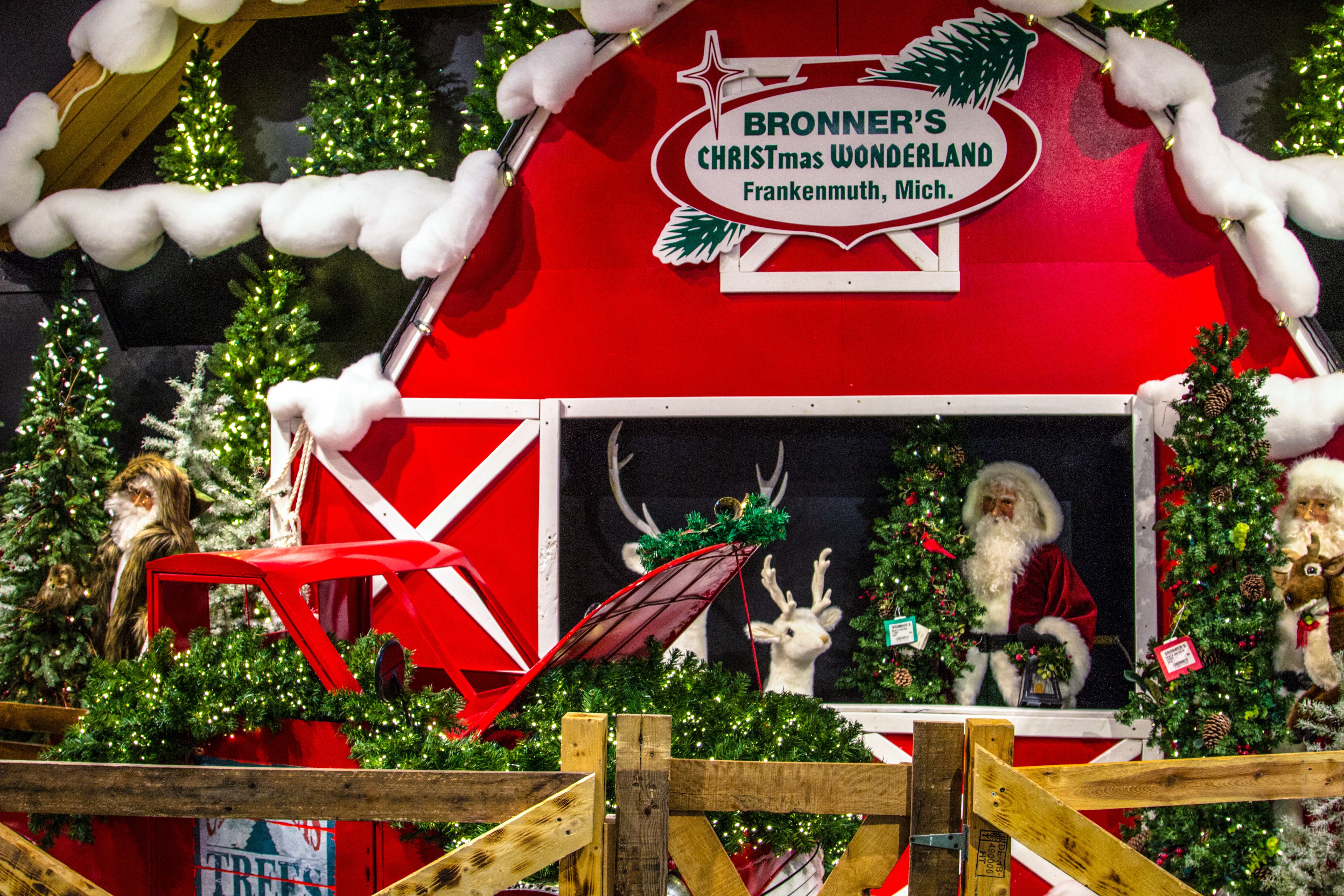 Christmas display at Bronner's Christmas Wonderland