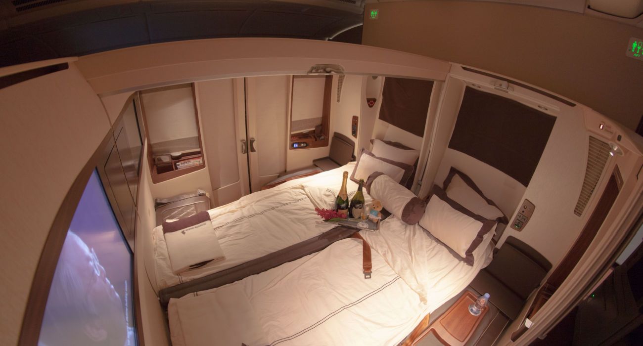 Suite Class Cabin on Singapore Airlines